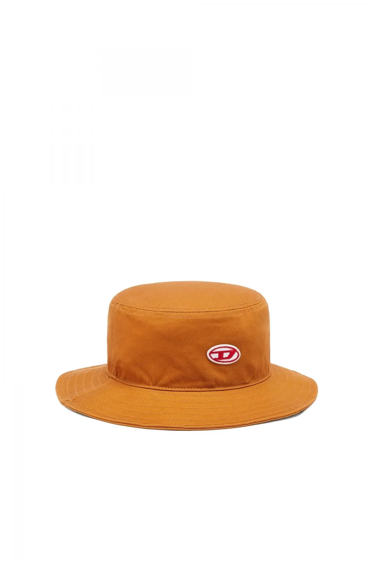 Orange Bucket hat with logo patch