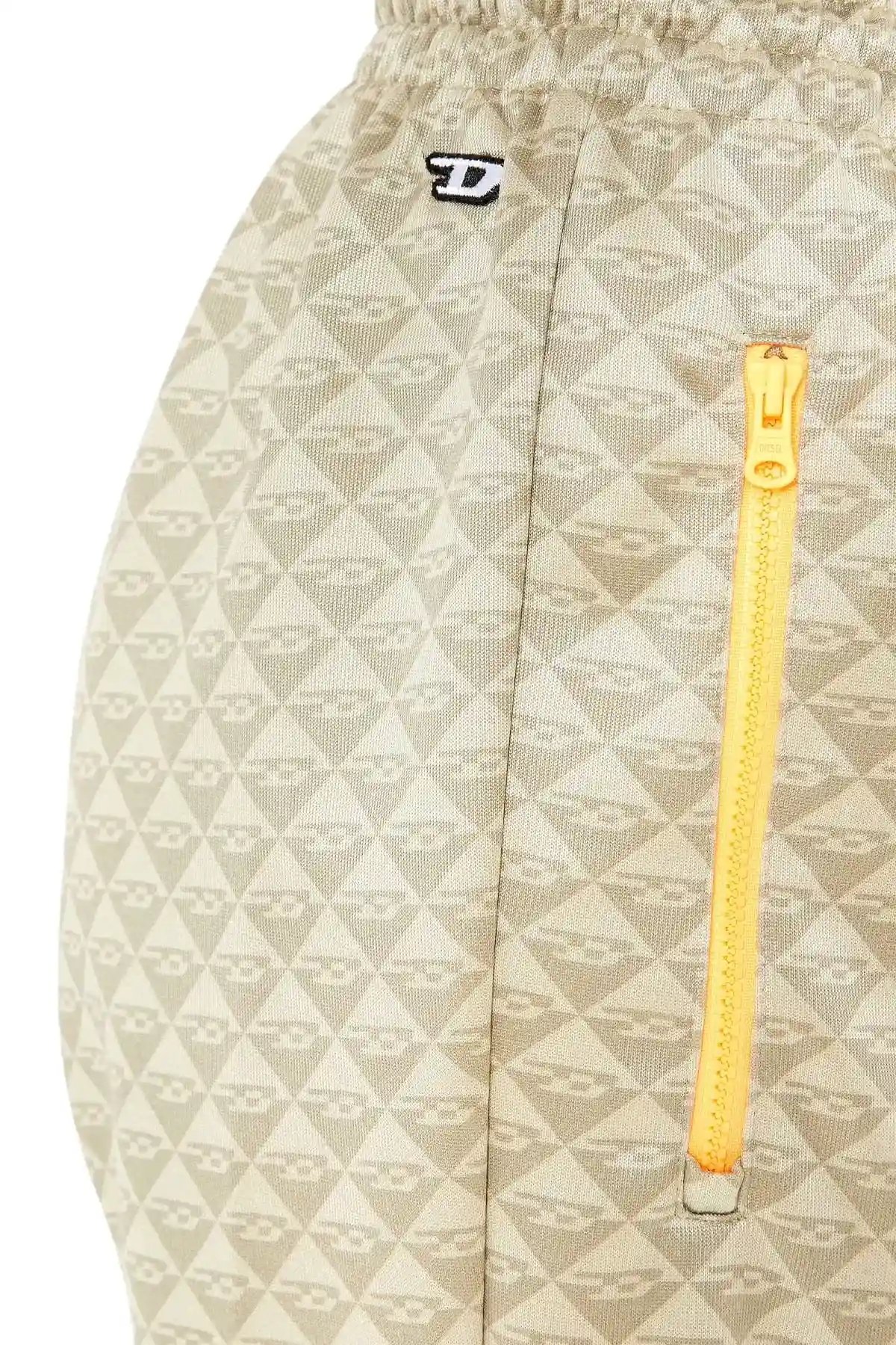 Beige Monogram track pants