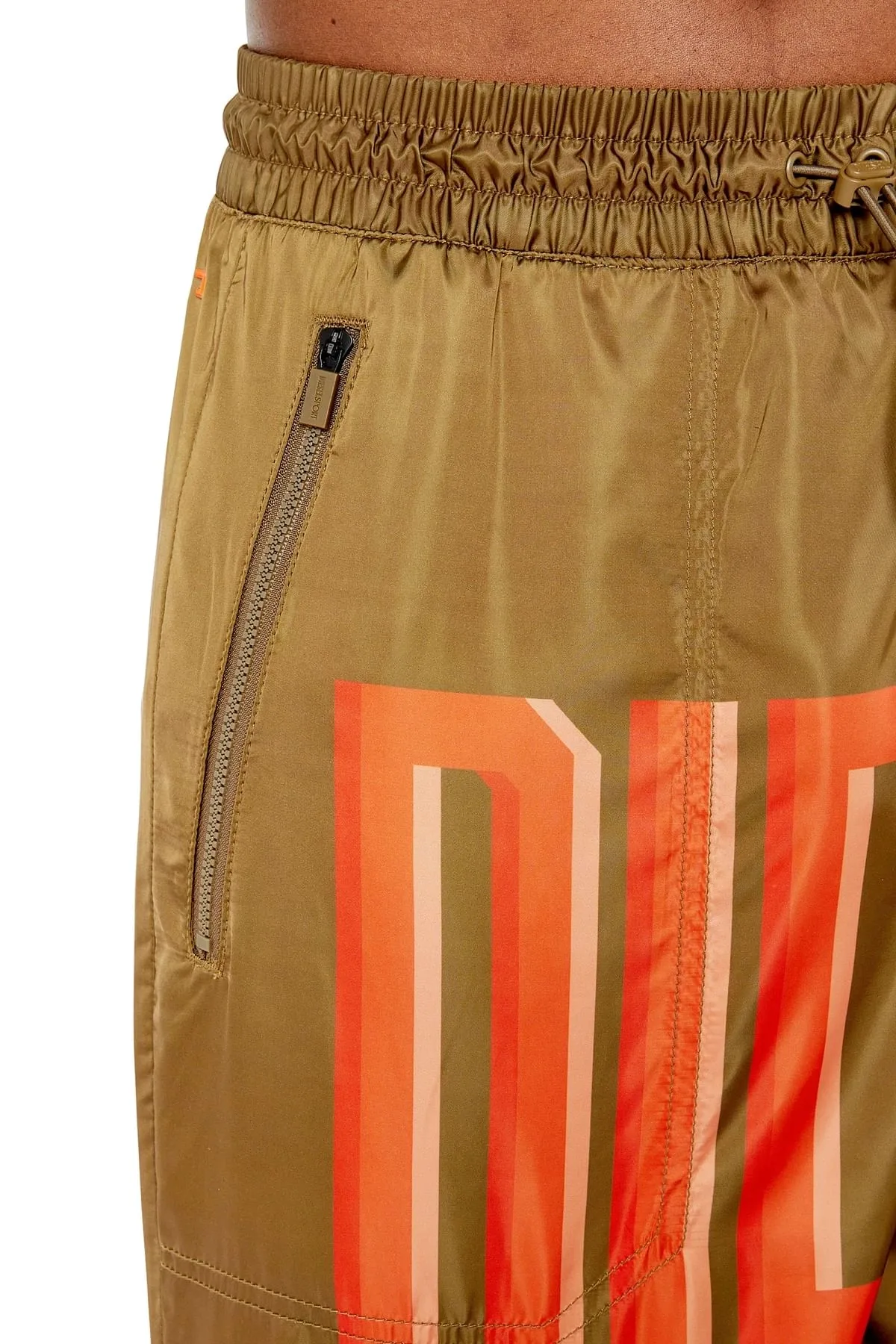 Green Shorts with maxi lettering