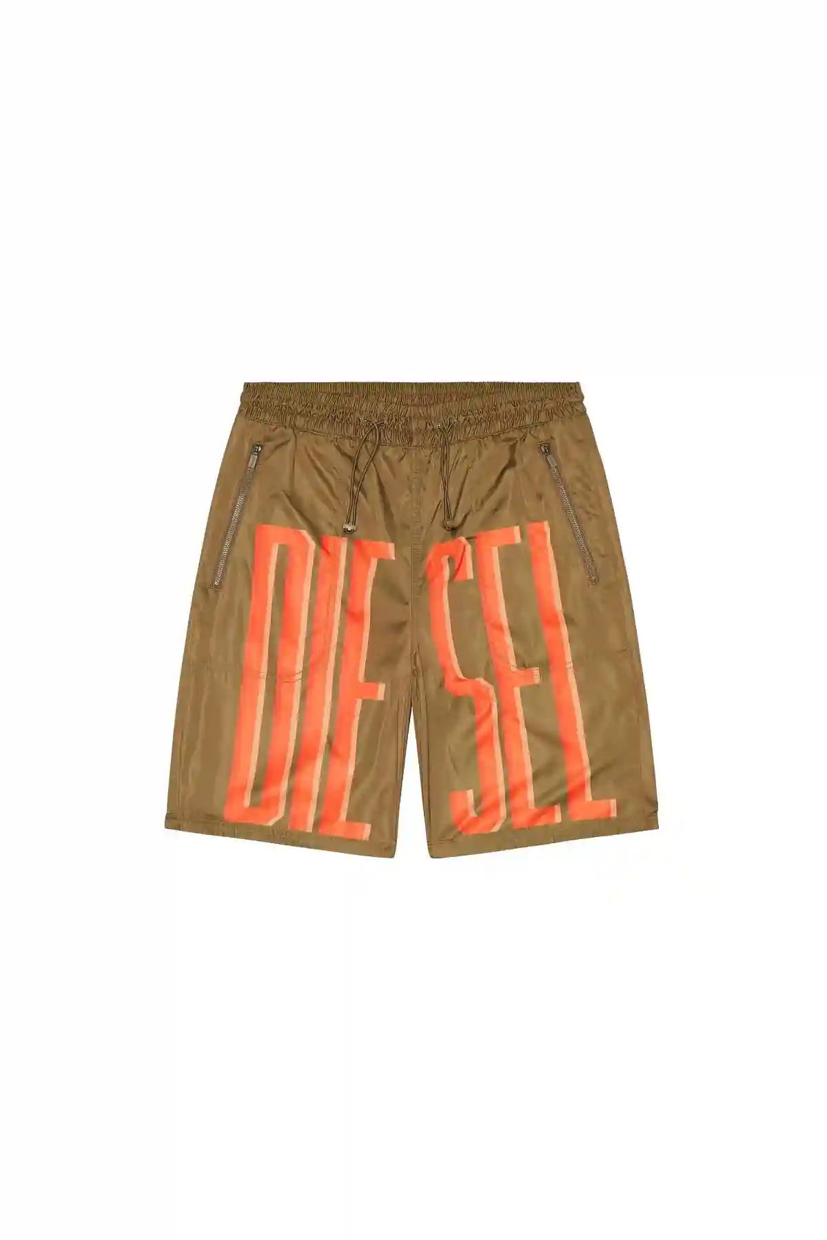 Green Shorts with maxi lettering