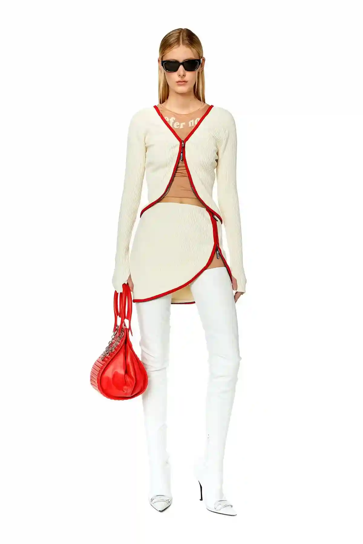 White M-Oira Maglia Sweaters