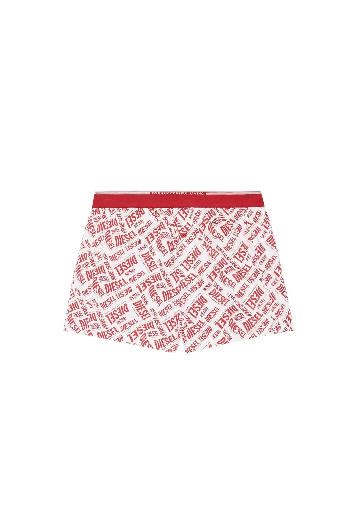 White Cotton boxers with logo print