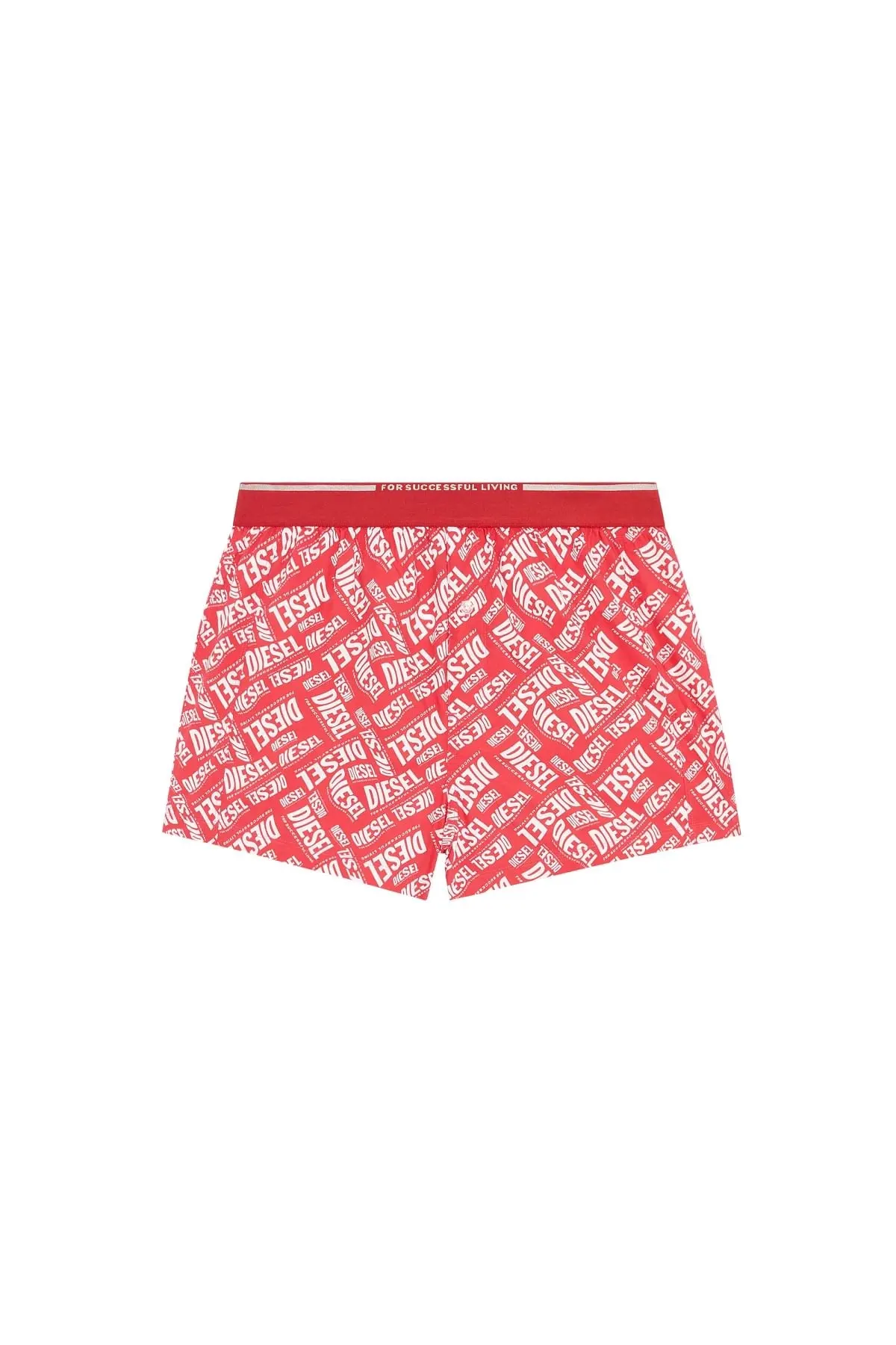 Red Cotton boxers with logo print