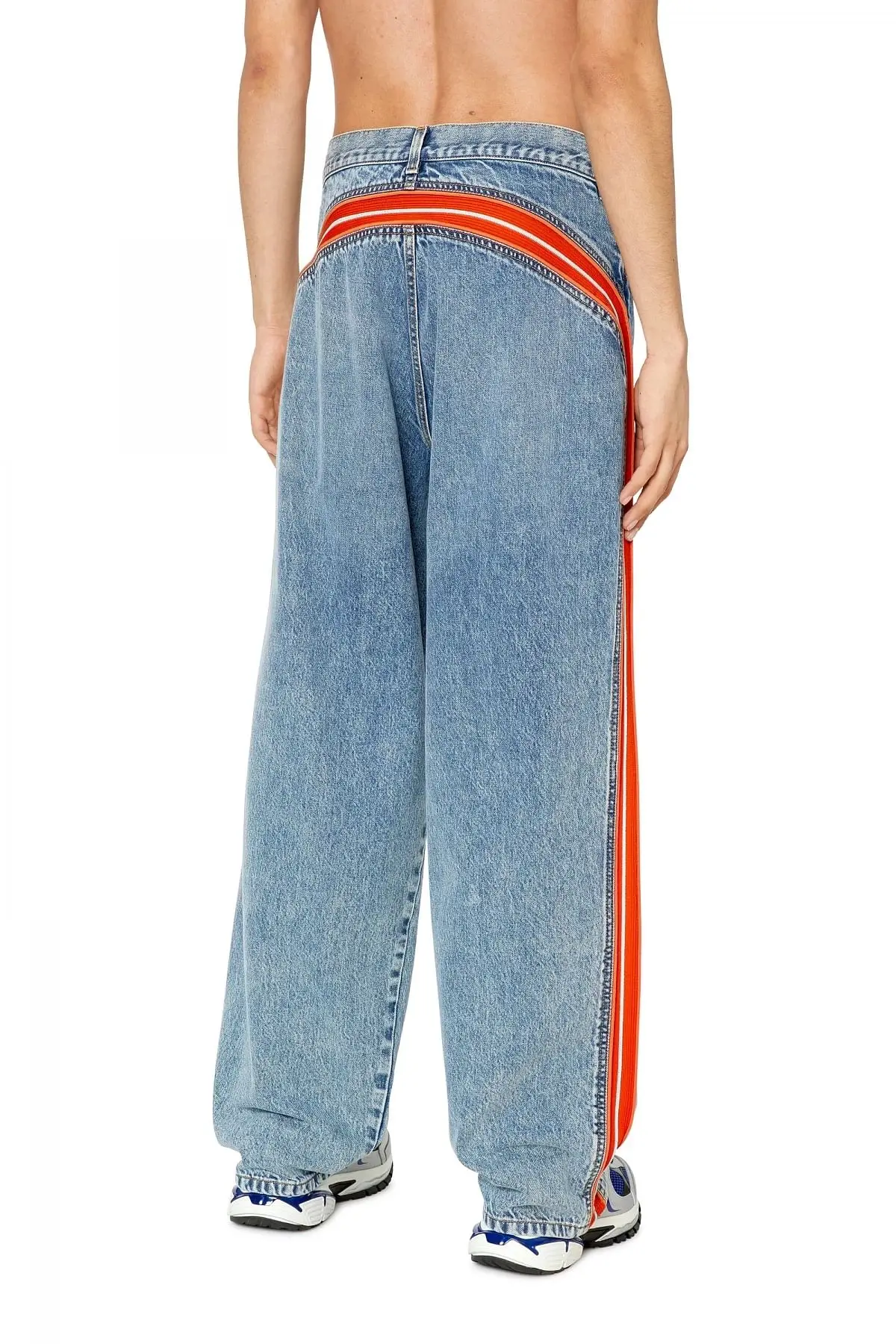 Blue Straight Jeans-D-Vulkos
