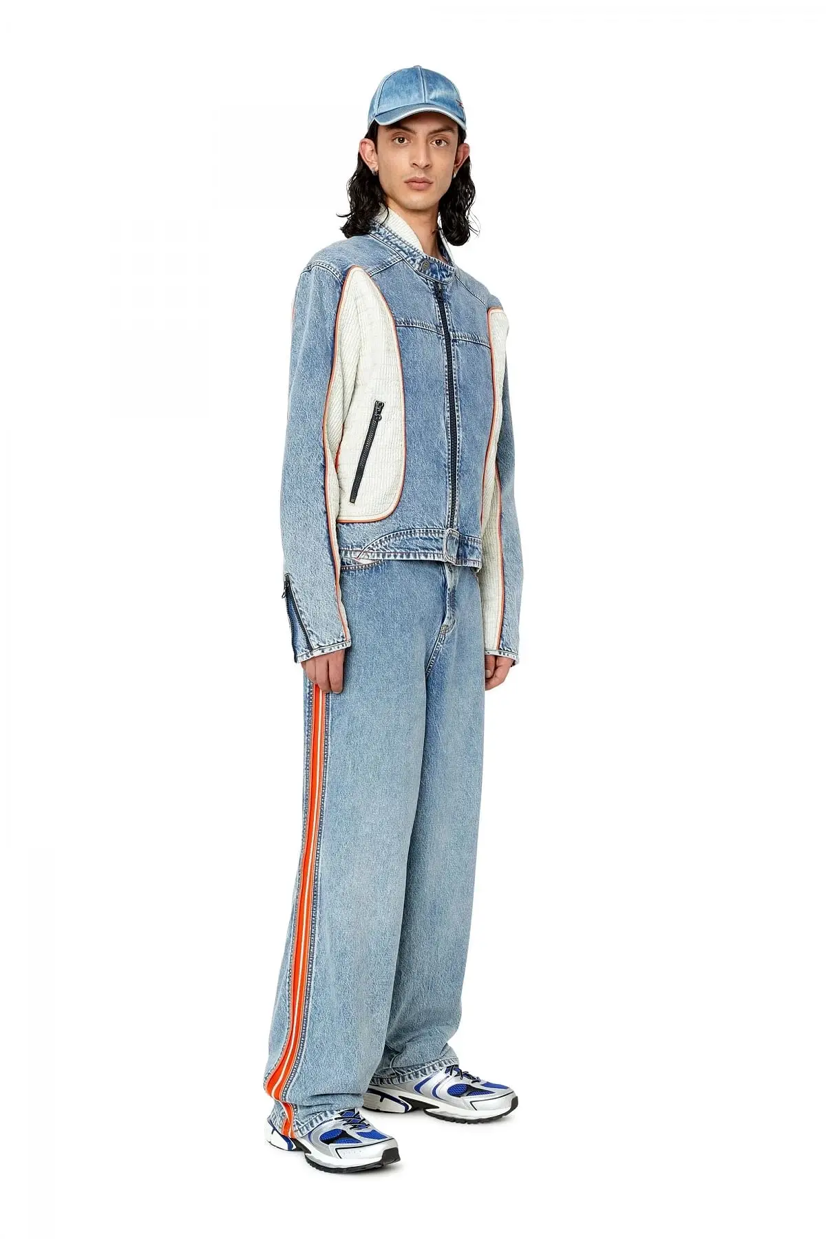Blue Straight Jeans-D-Vulkos