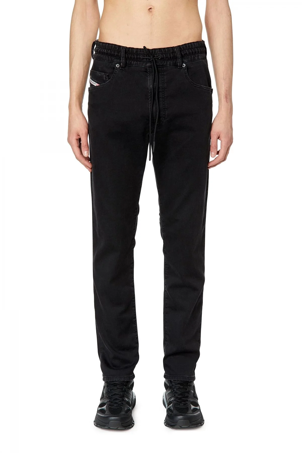 Black and Dark Grey D-Krooley Jogg L.32 Sweat Jean