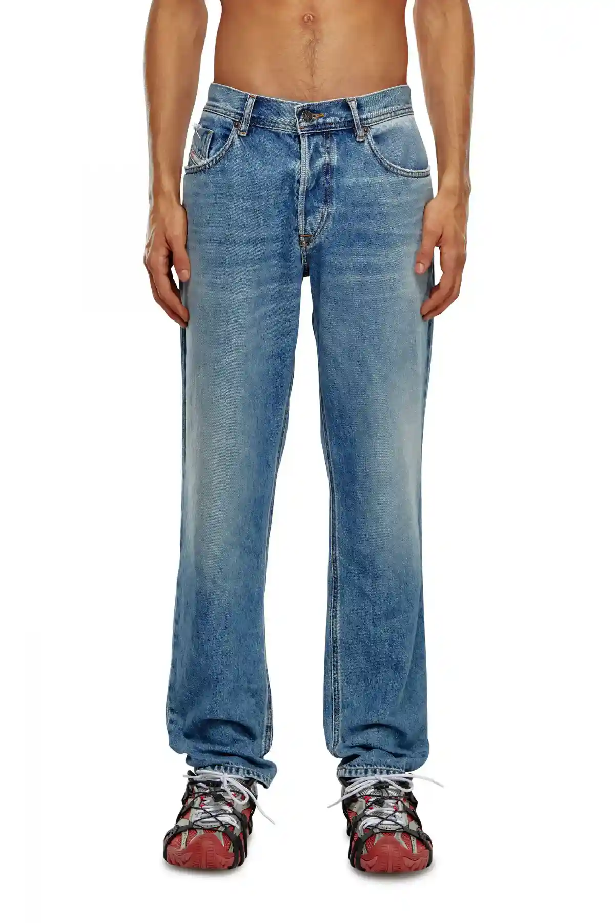 Medium Blue Regular Jeans-2023 D-Finitive