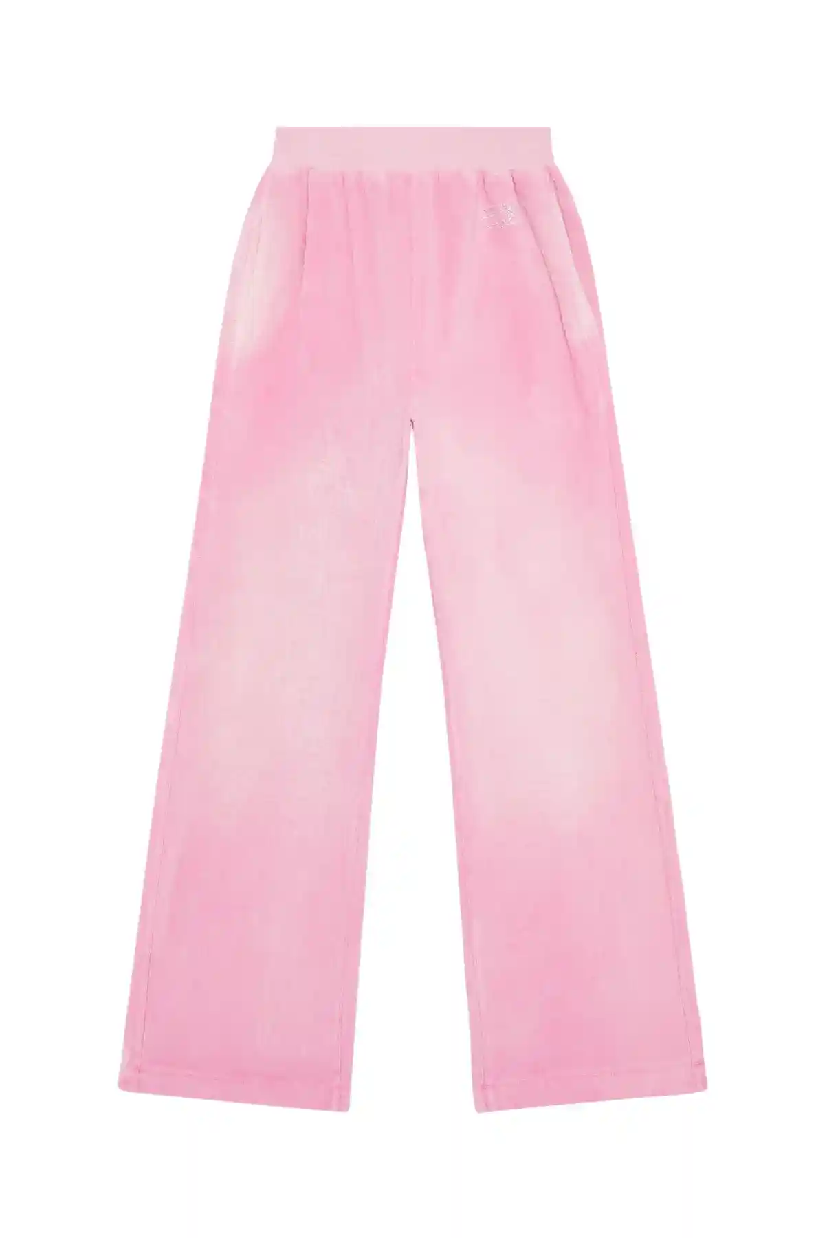 Pink Wide pants in monogram chenille