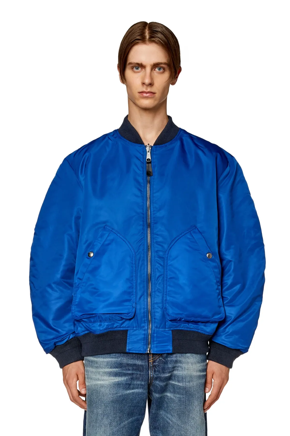 Blue Bomber in padded nylon