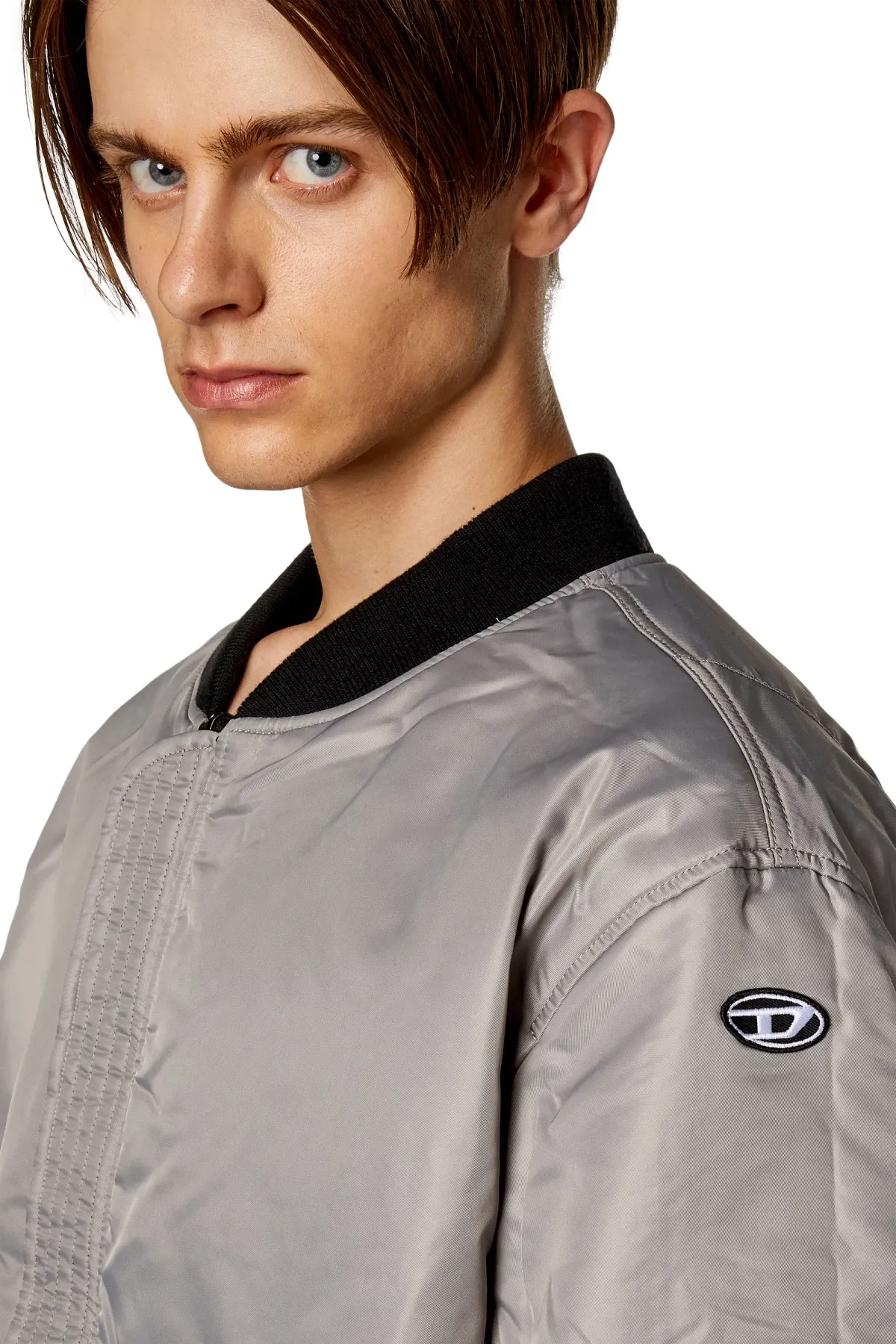 Black Bomber in padded nylon