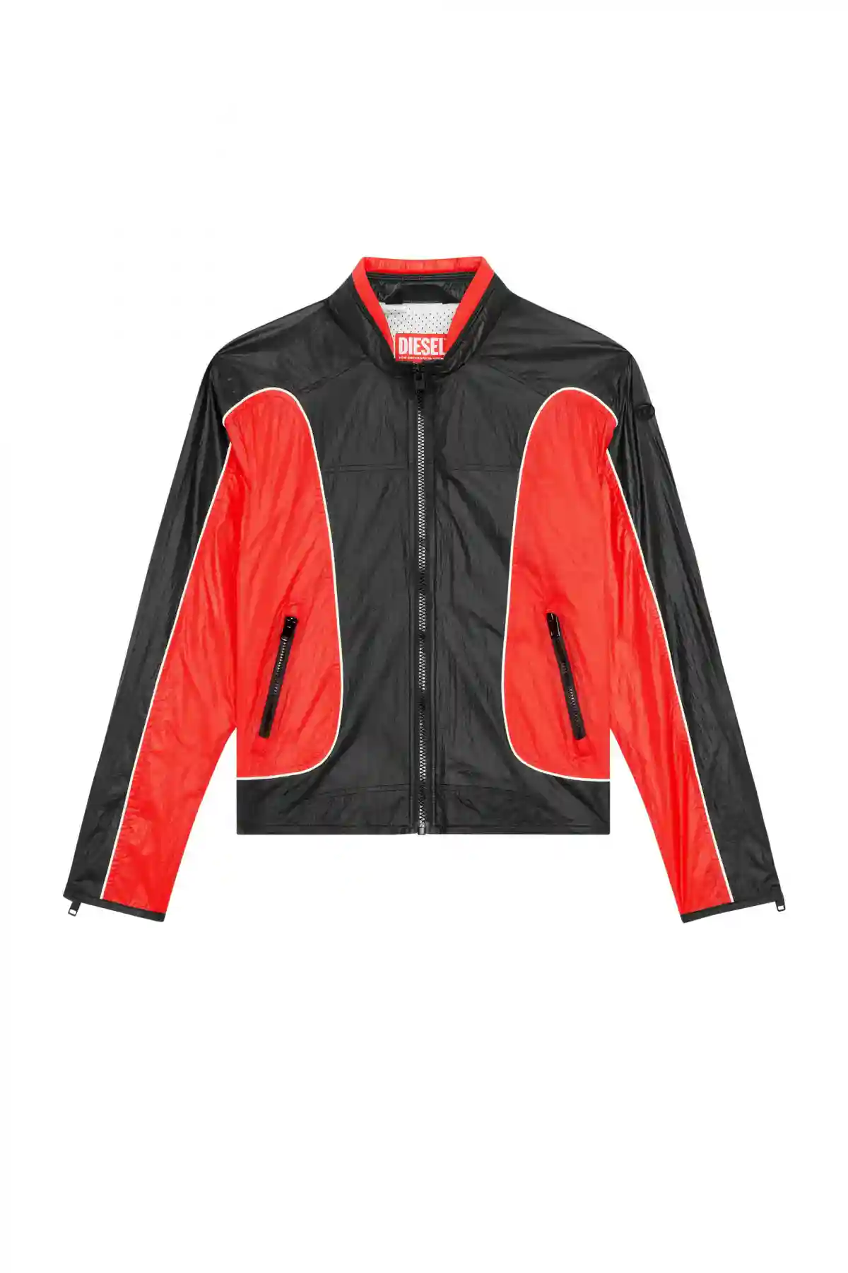 Multi Nylon jacket with contrast detailing