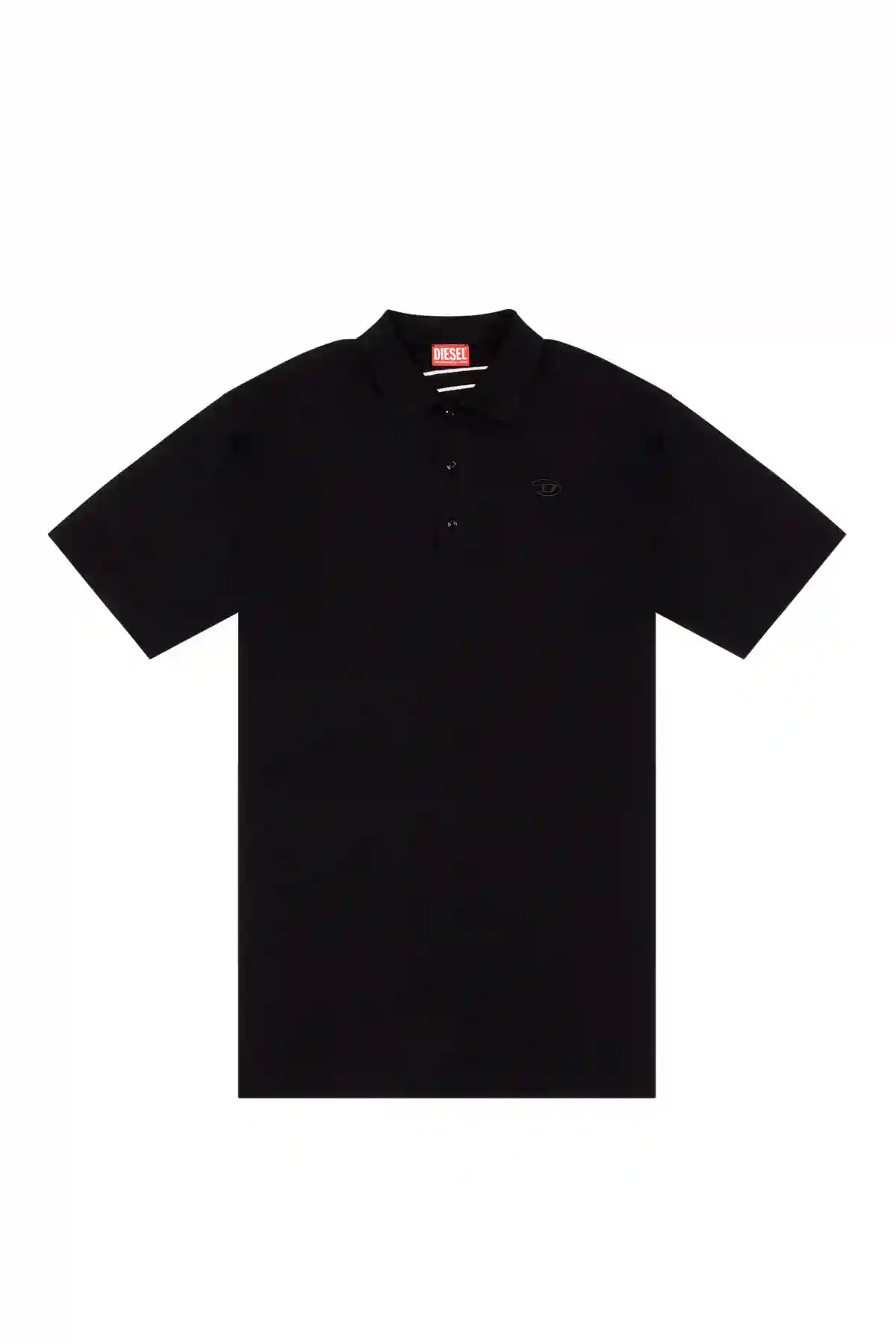 Black Mega Oval Polo Shirt