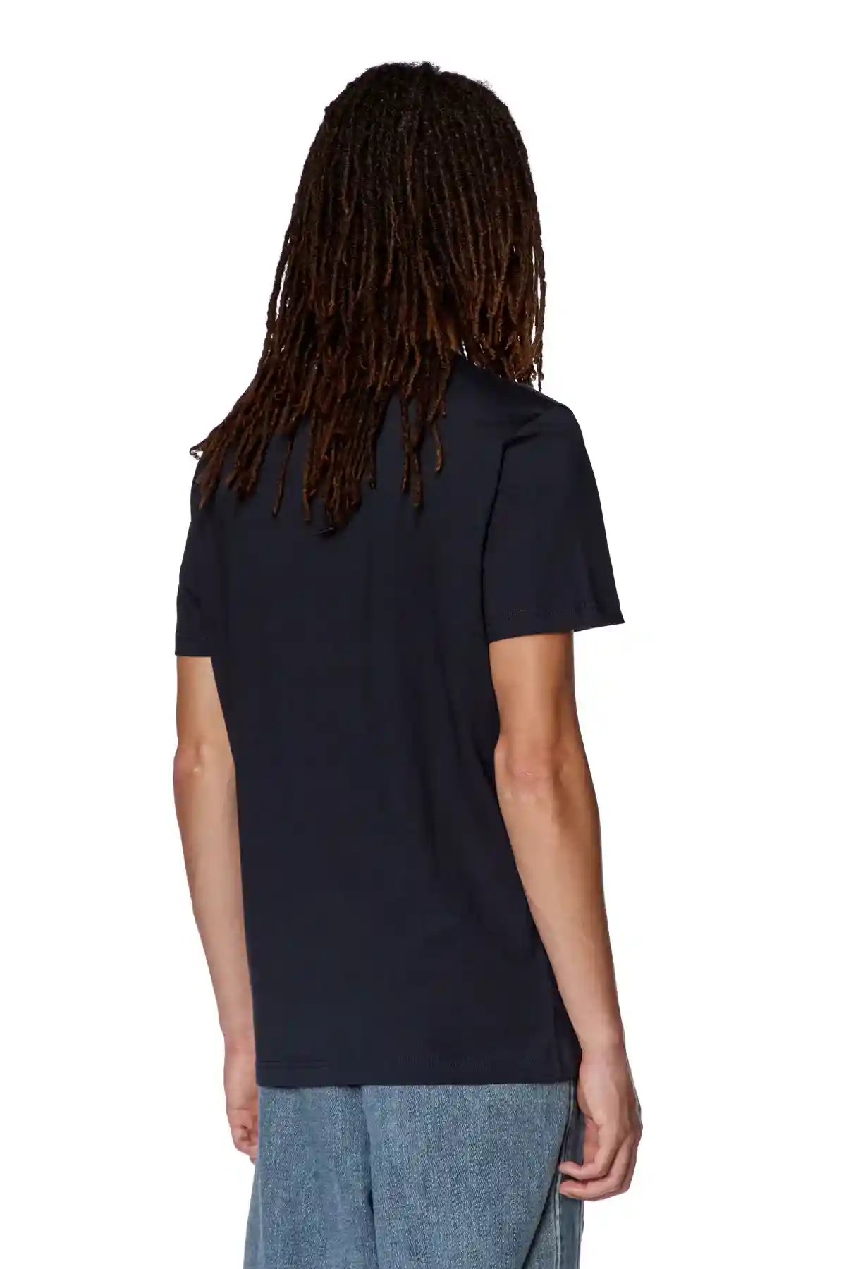Blue T-shirt with shiny Diesel Industry print