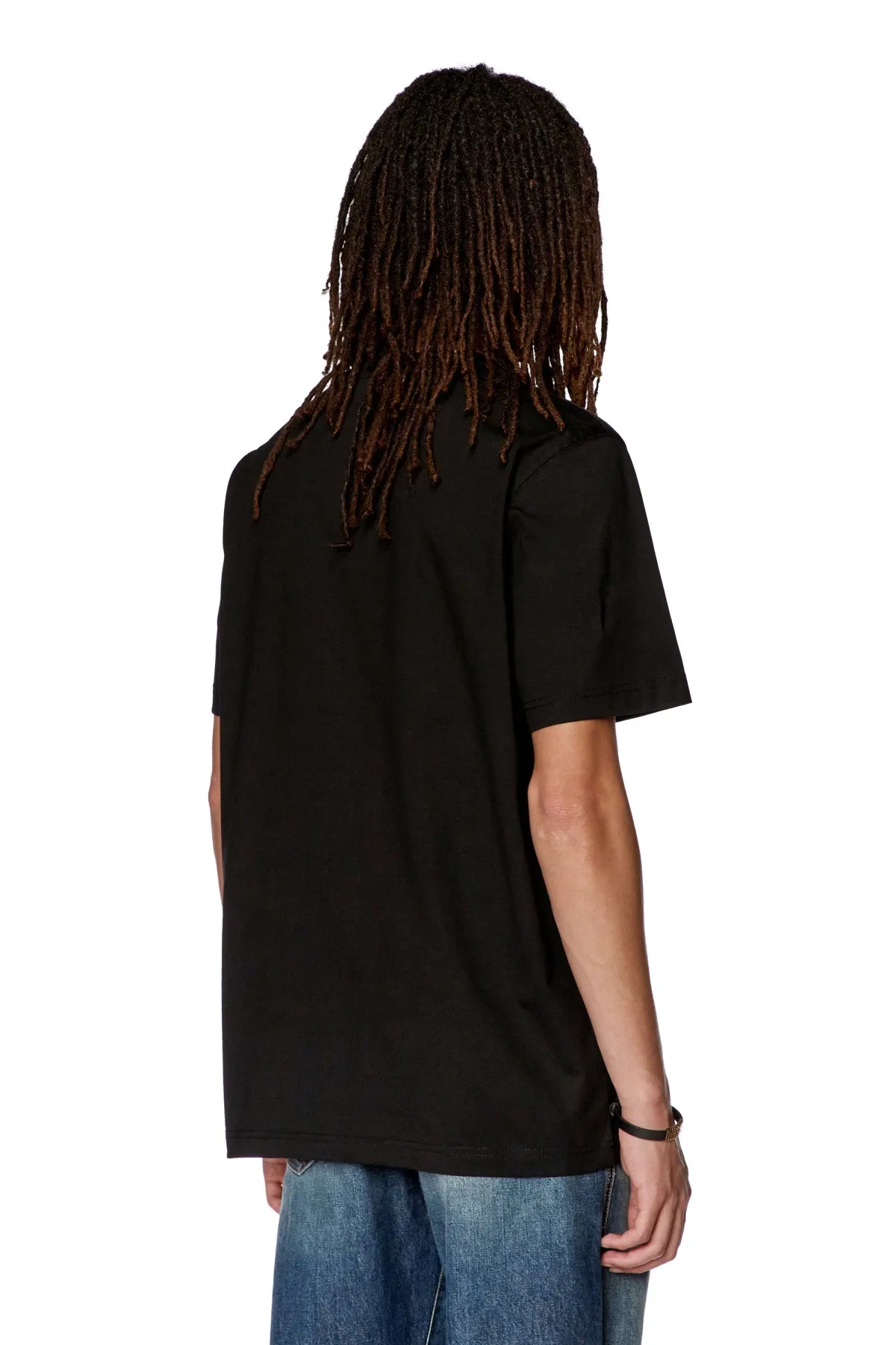 Black T-shirt with gel Diesel print