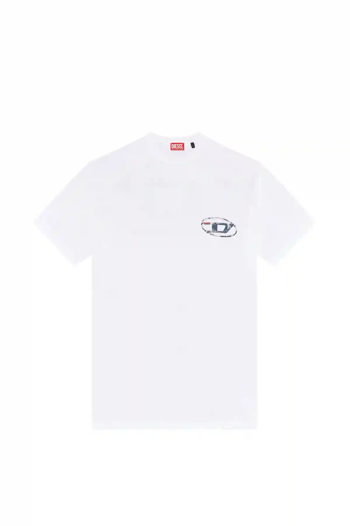 White T-shirt with Planet logo print