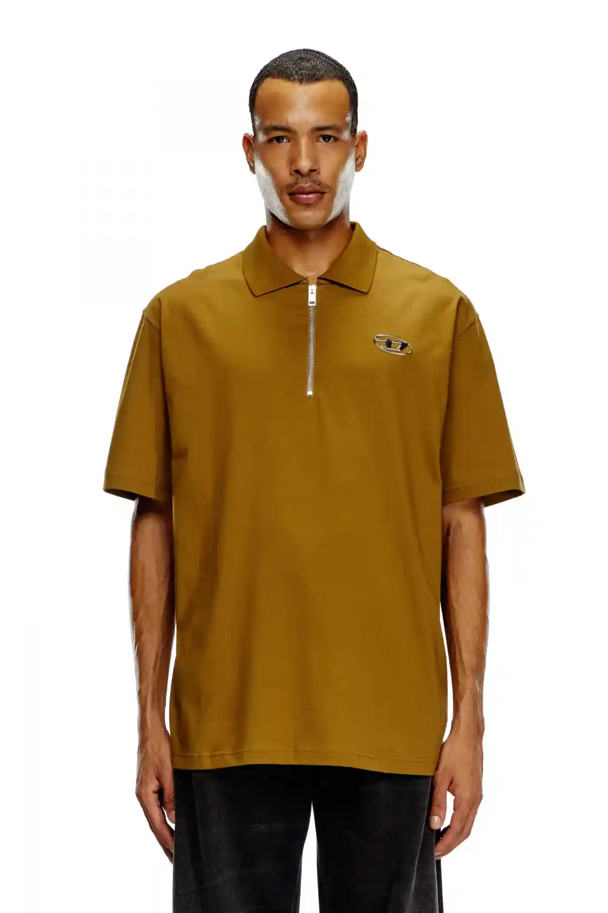 Multicolour Polo shirt with half zip