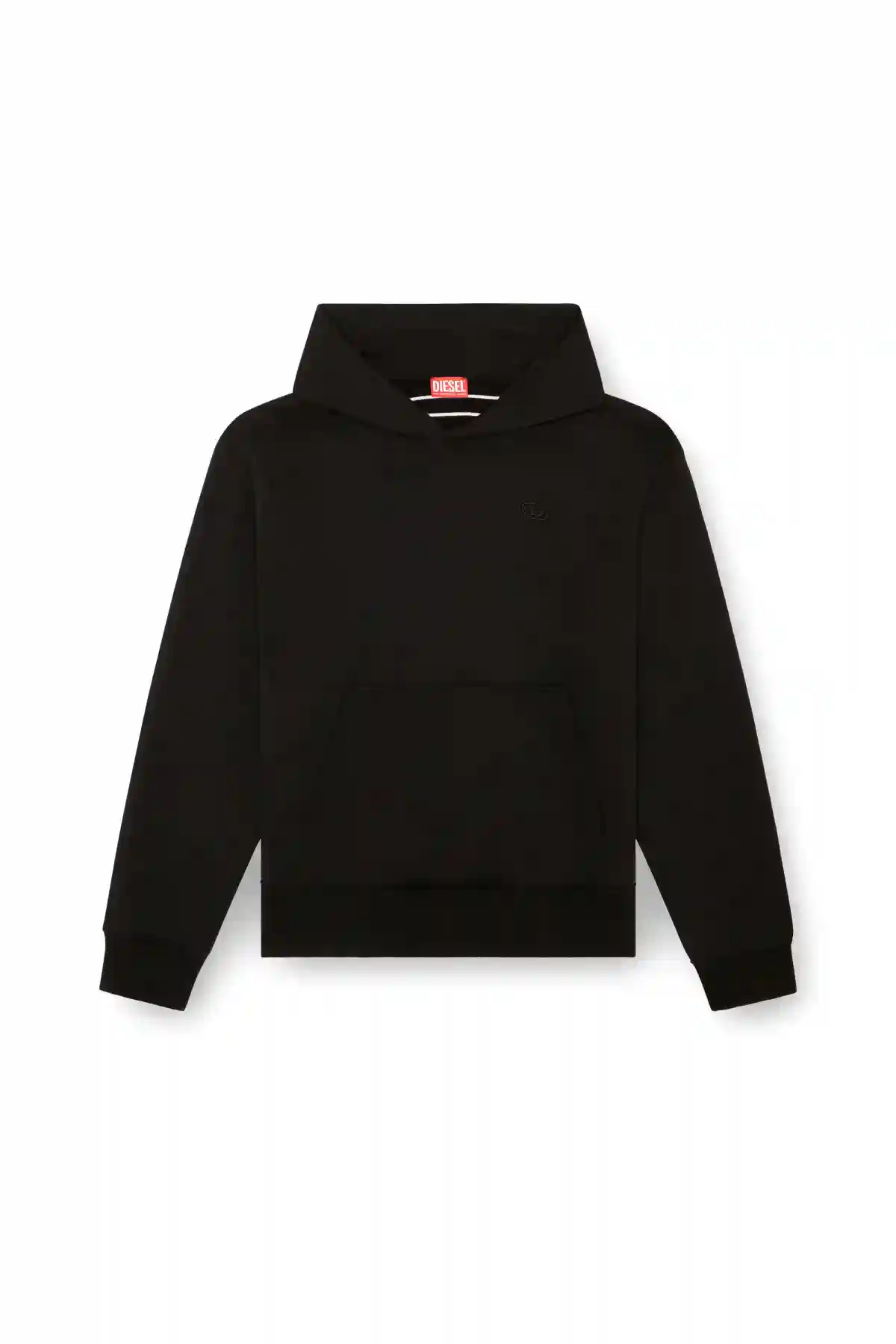 Black Hoodie with logo embroidery