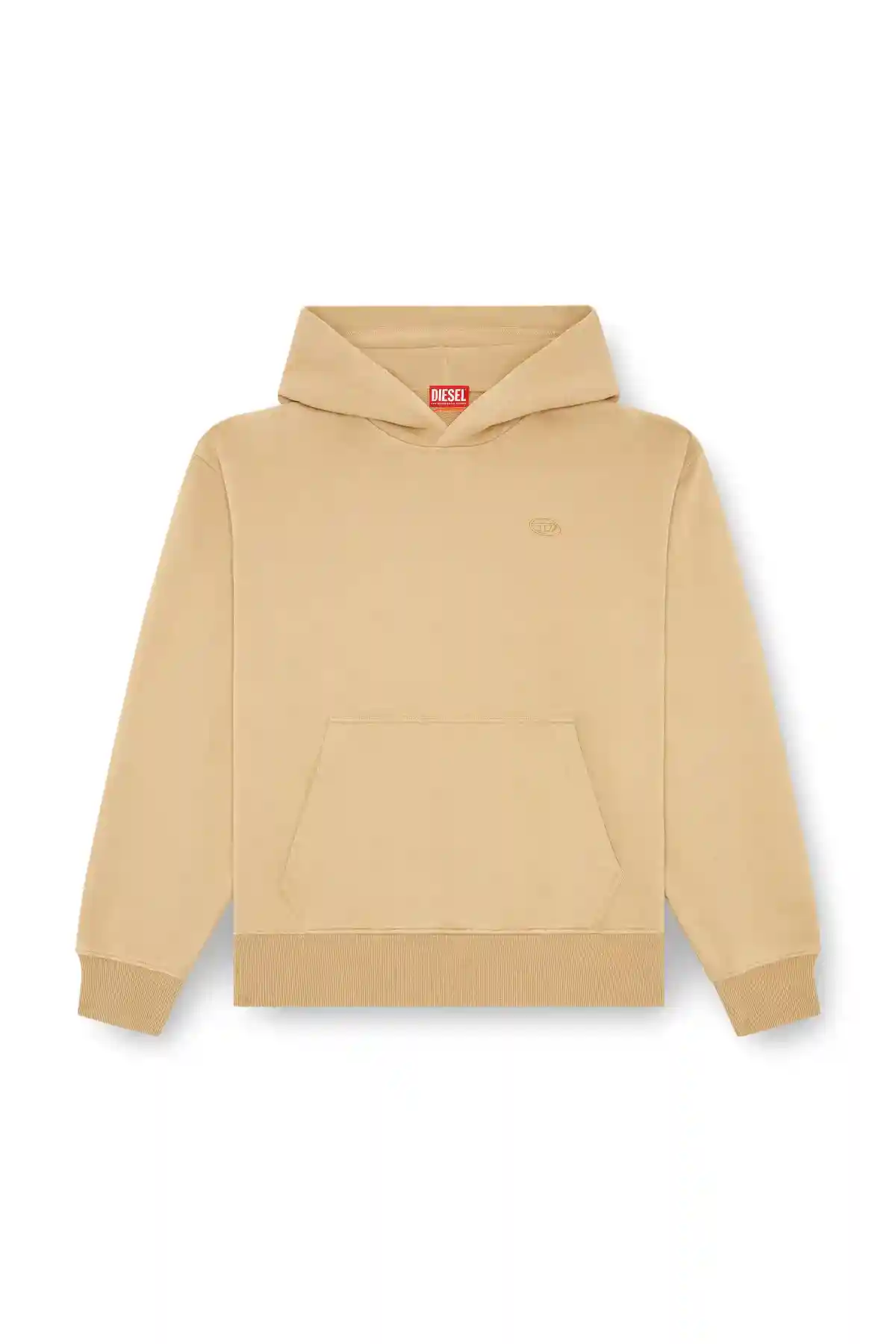 Brown Hoodie with logo embroidery