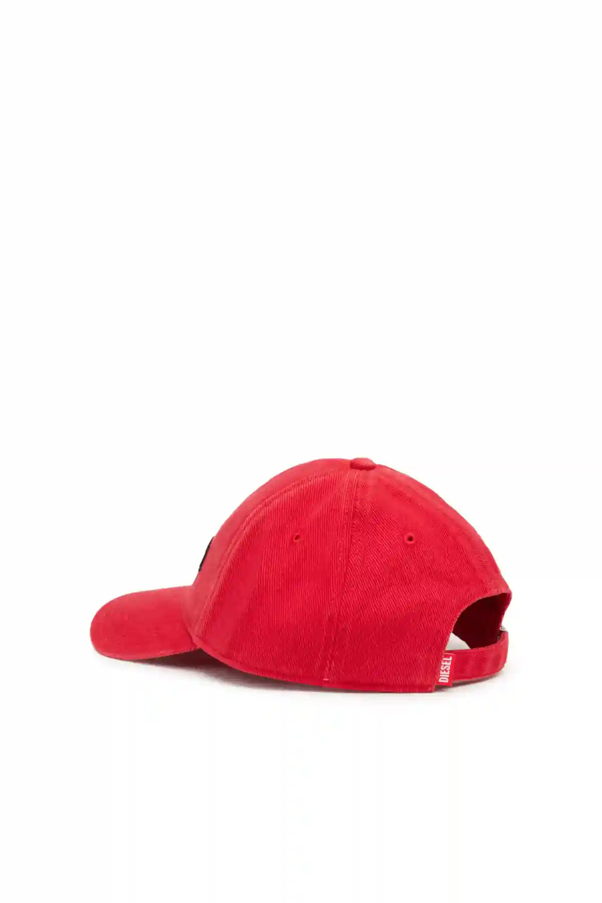 Red Baseball cap with logo embroidery