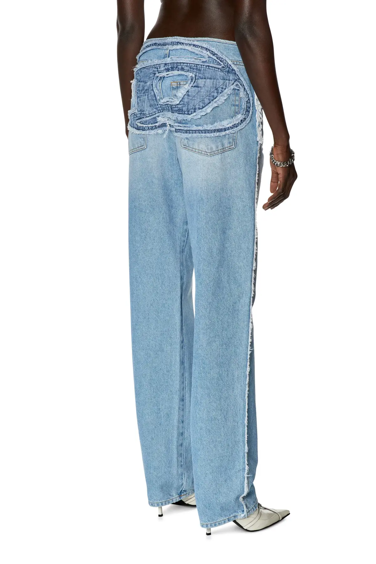 Blue Straight Jeans-D-Ark