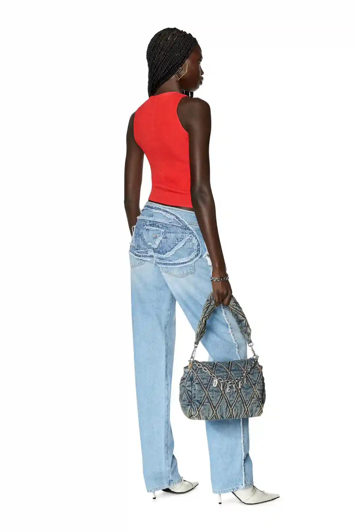 Blue Straight Jeans-D-Ark