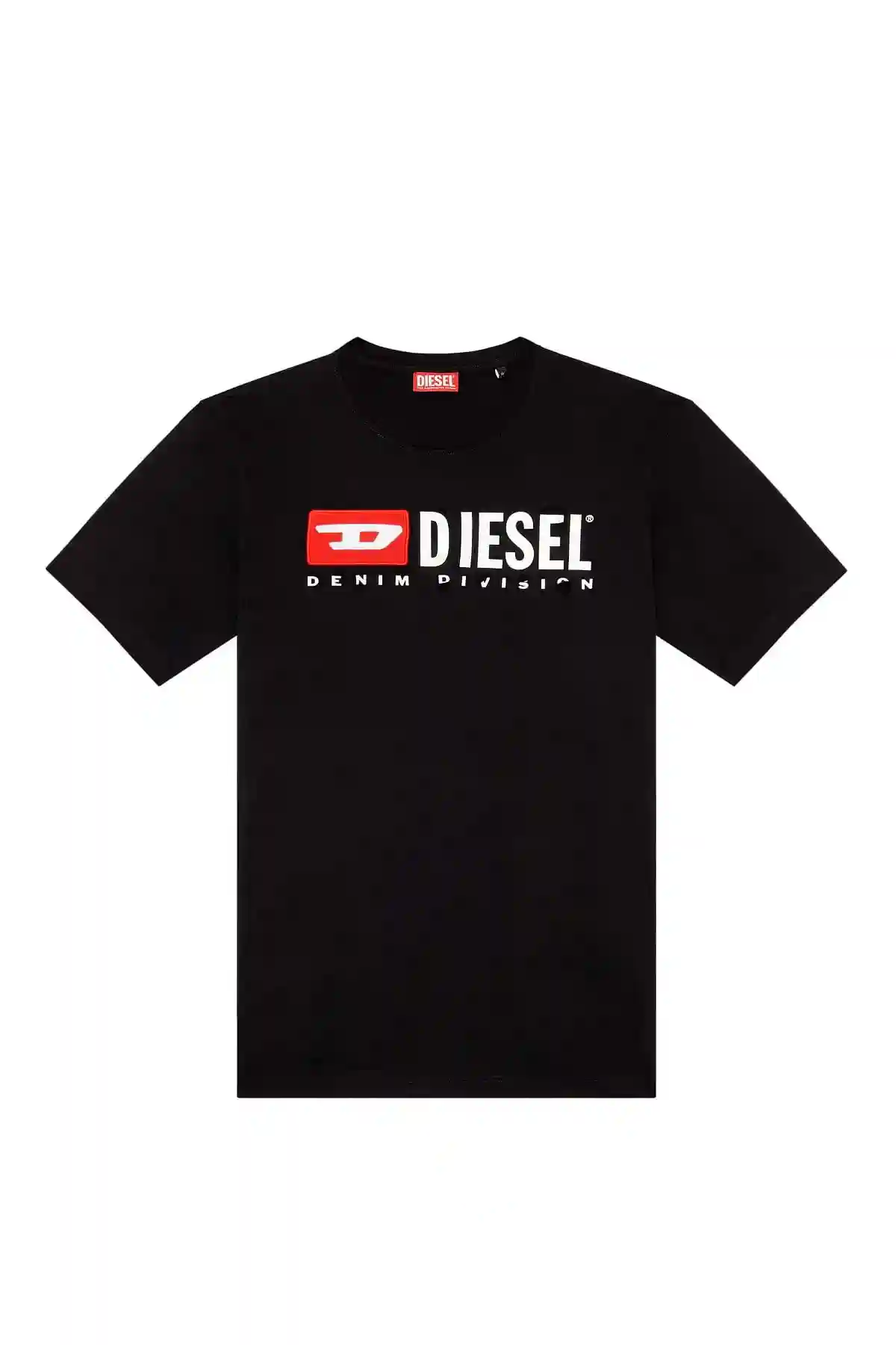 Black T-shirt with peel-off letters