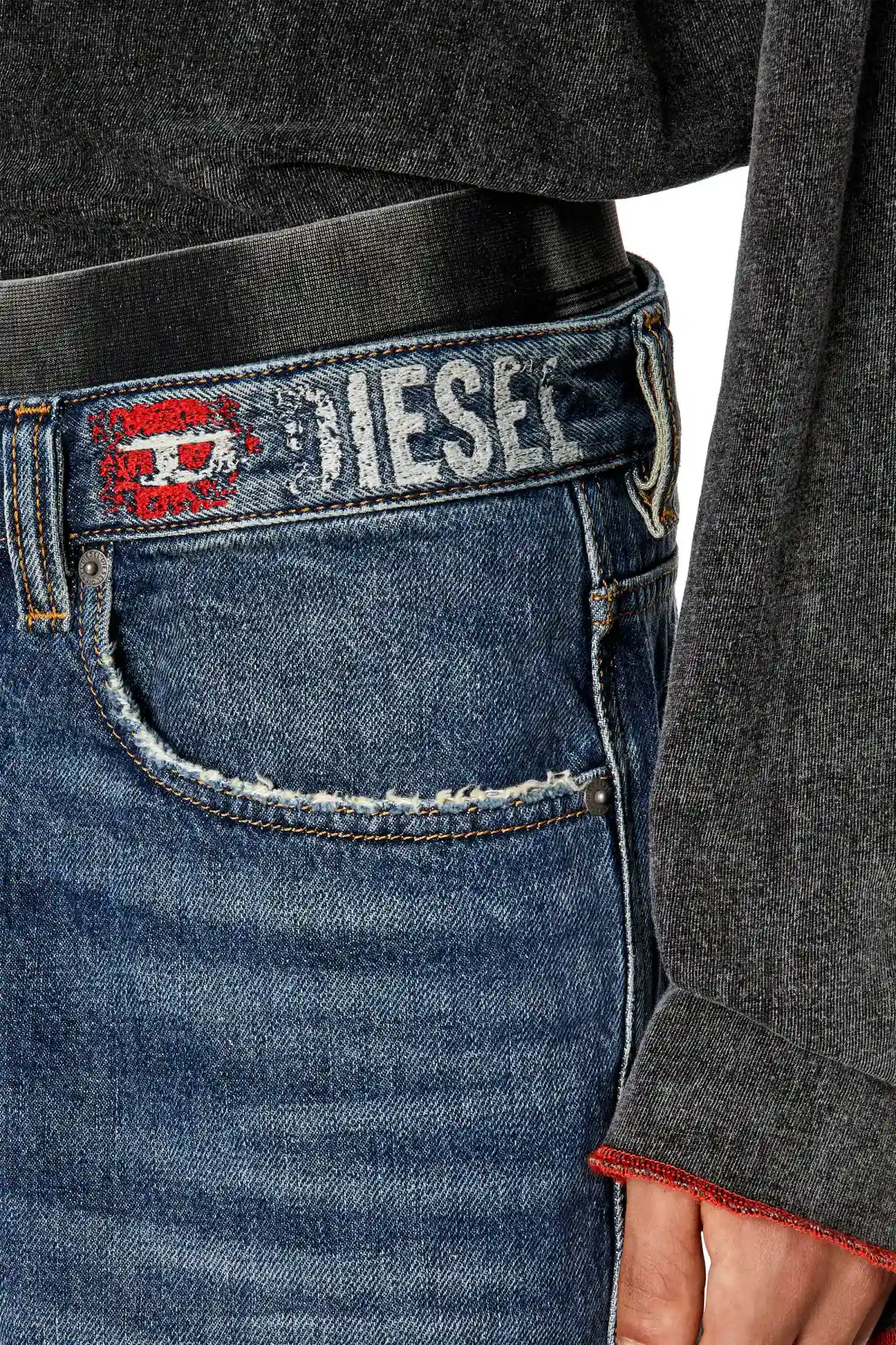 Blue Straight Jeans-2010 D-Macs