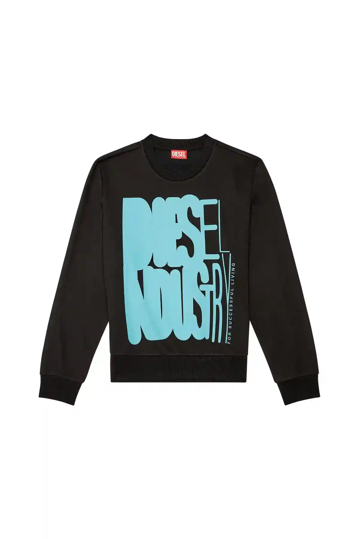 Black Sweatshirt with Diesel Industry print
