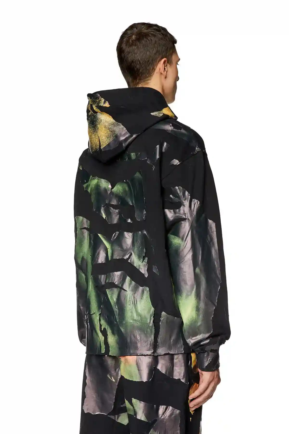Multi Hoodie with rubberised screen prints