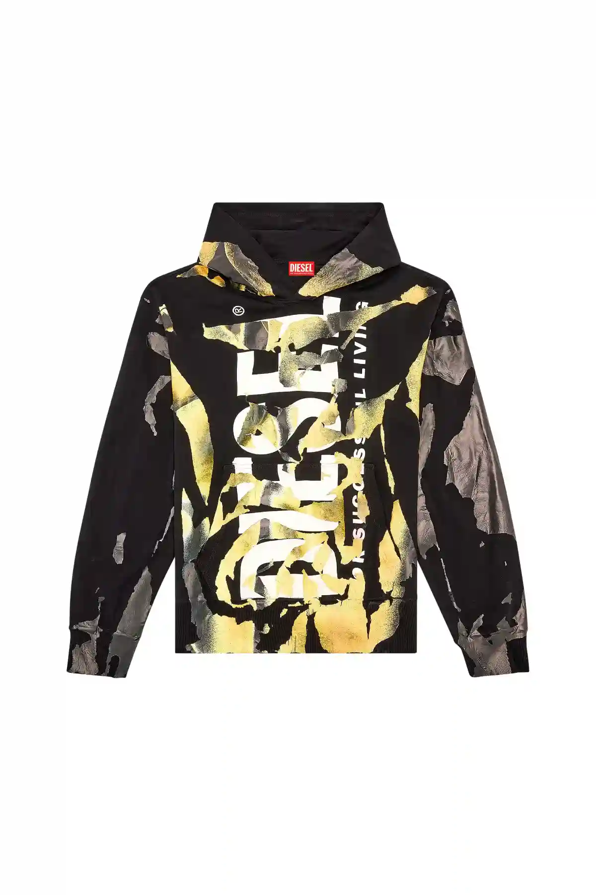 Multi Hoodie with rubberised screen prints