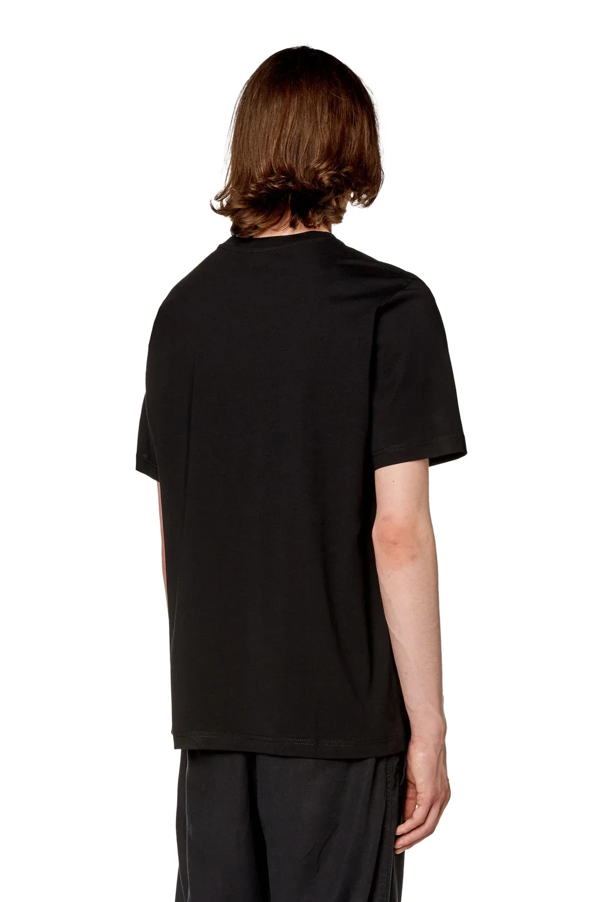 Black T-shirt with logo patch