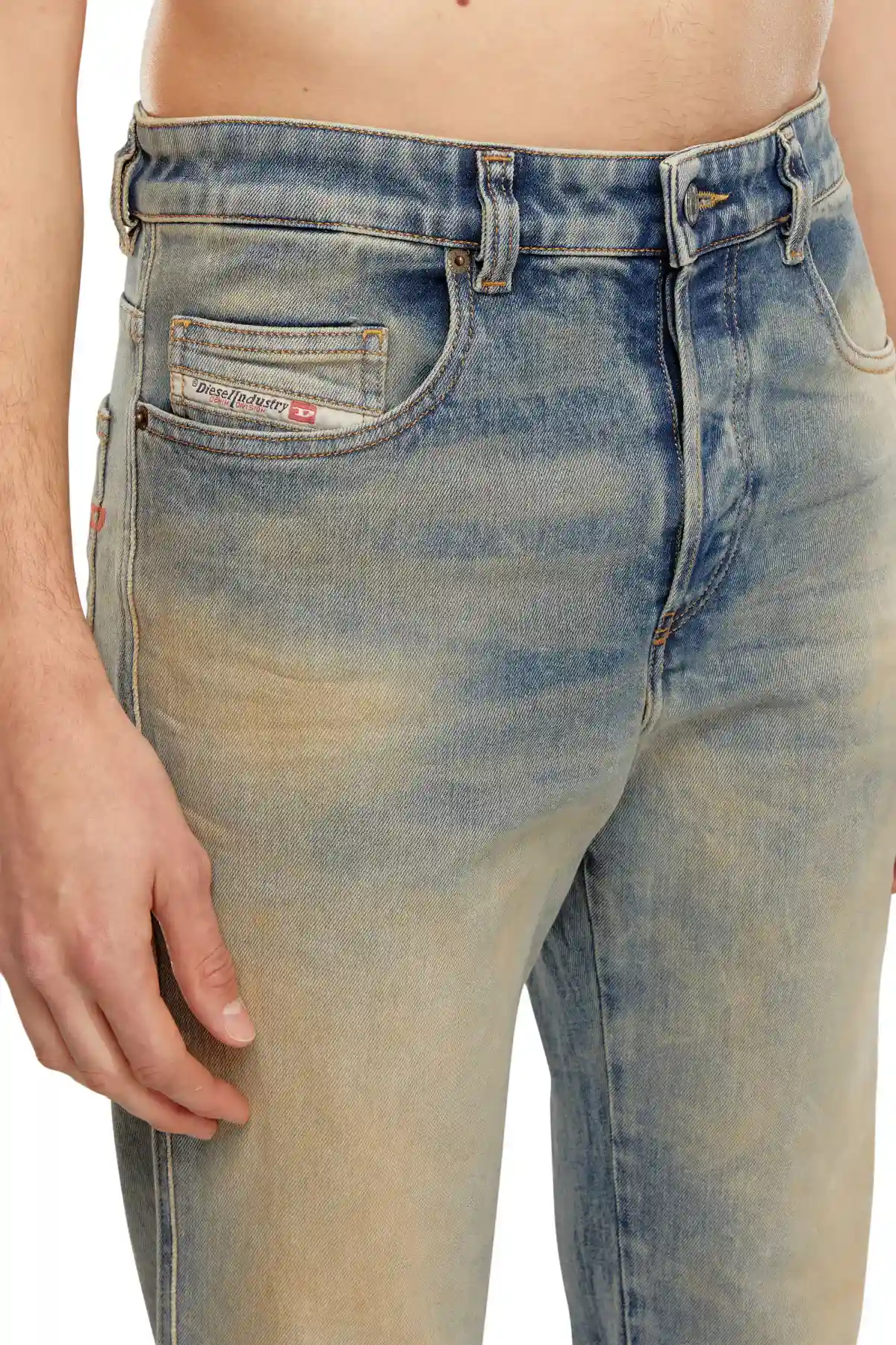 Medium Blue Bootcut Jeans-1998 D-Buck