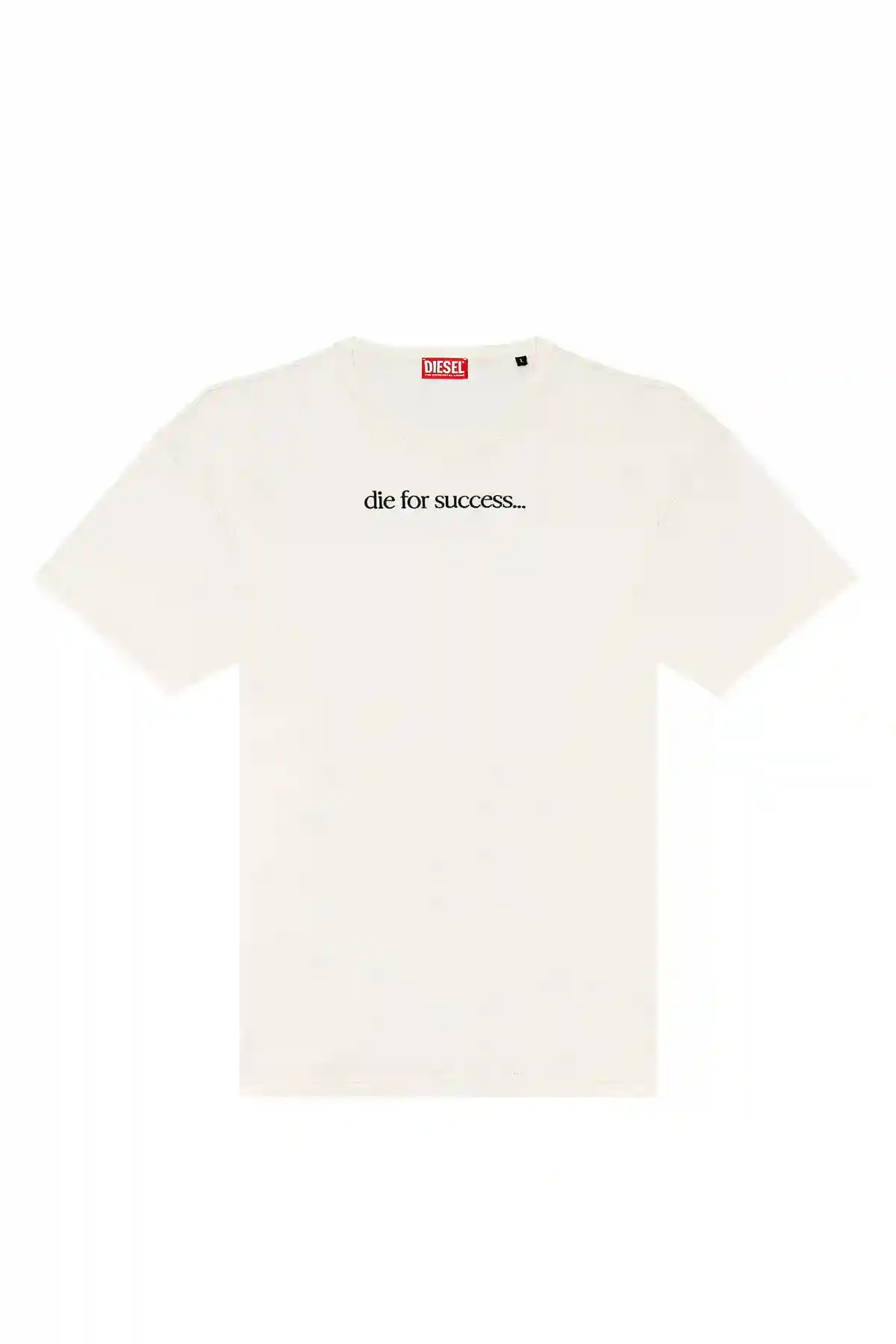 White T-shirt with Die For Success embroidery
