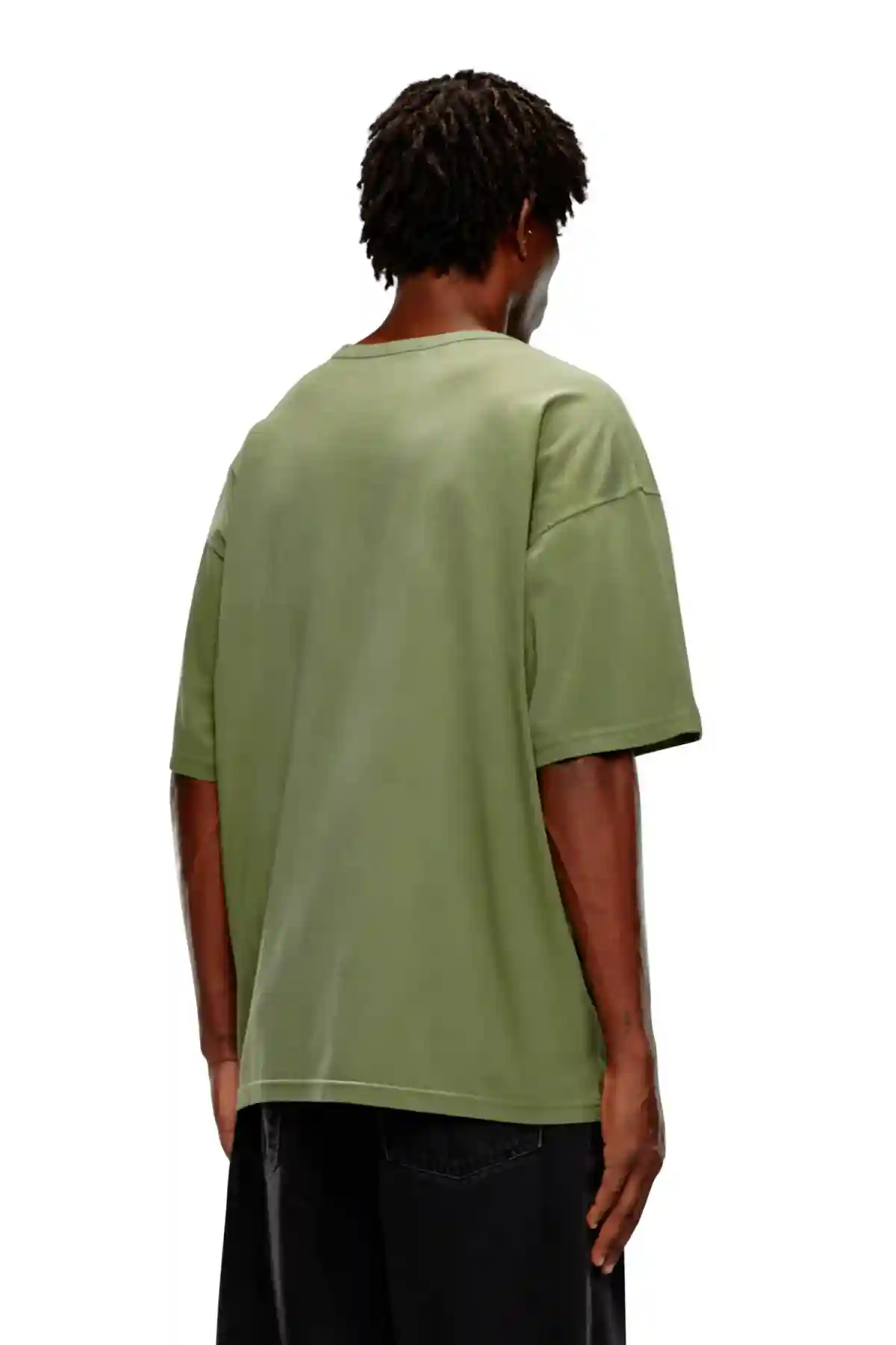 Military Green T-shirt with mini Design Studio print