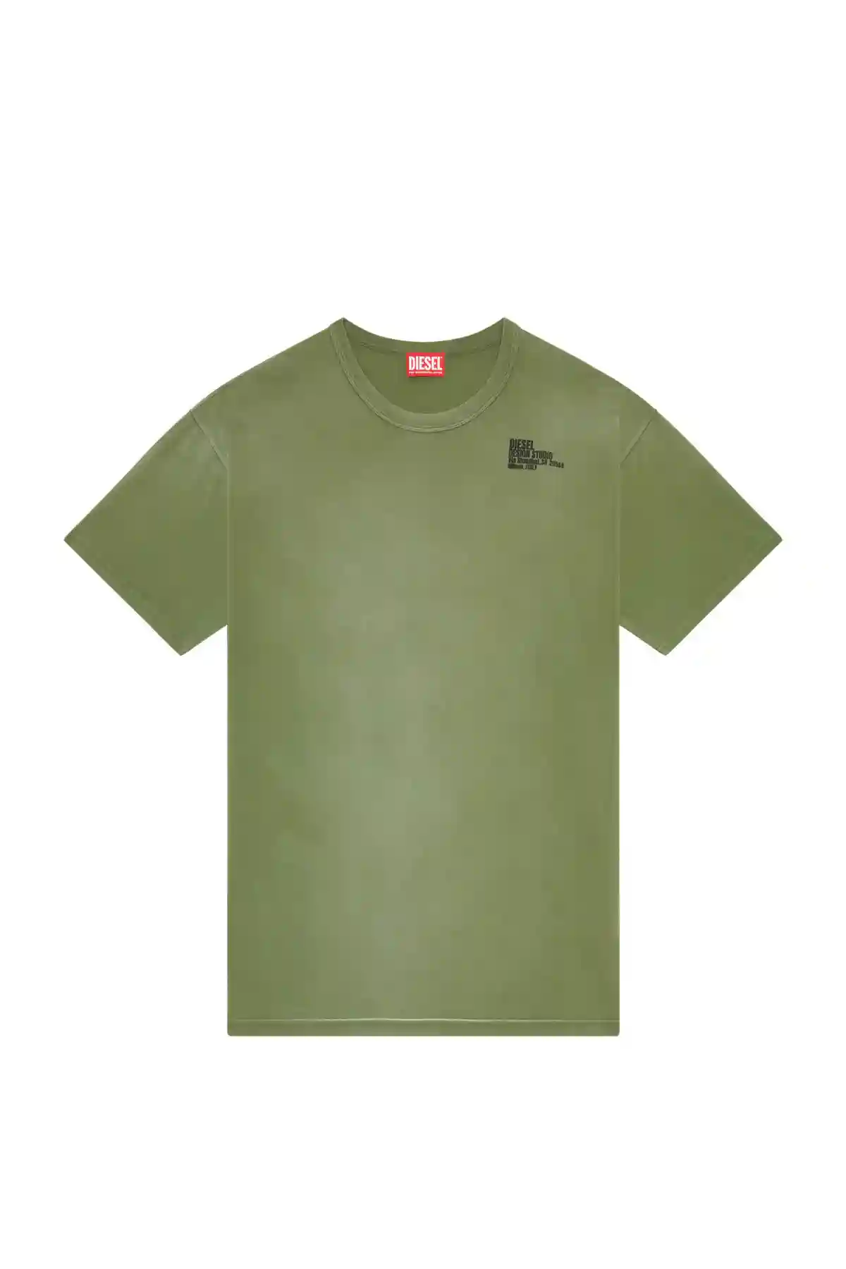 Military Green T-shirt with mini Design Studio print