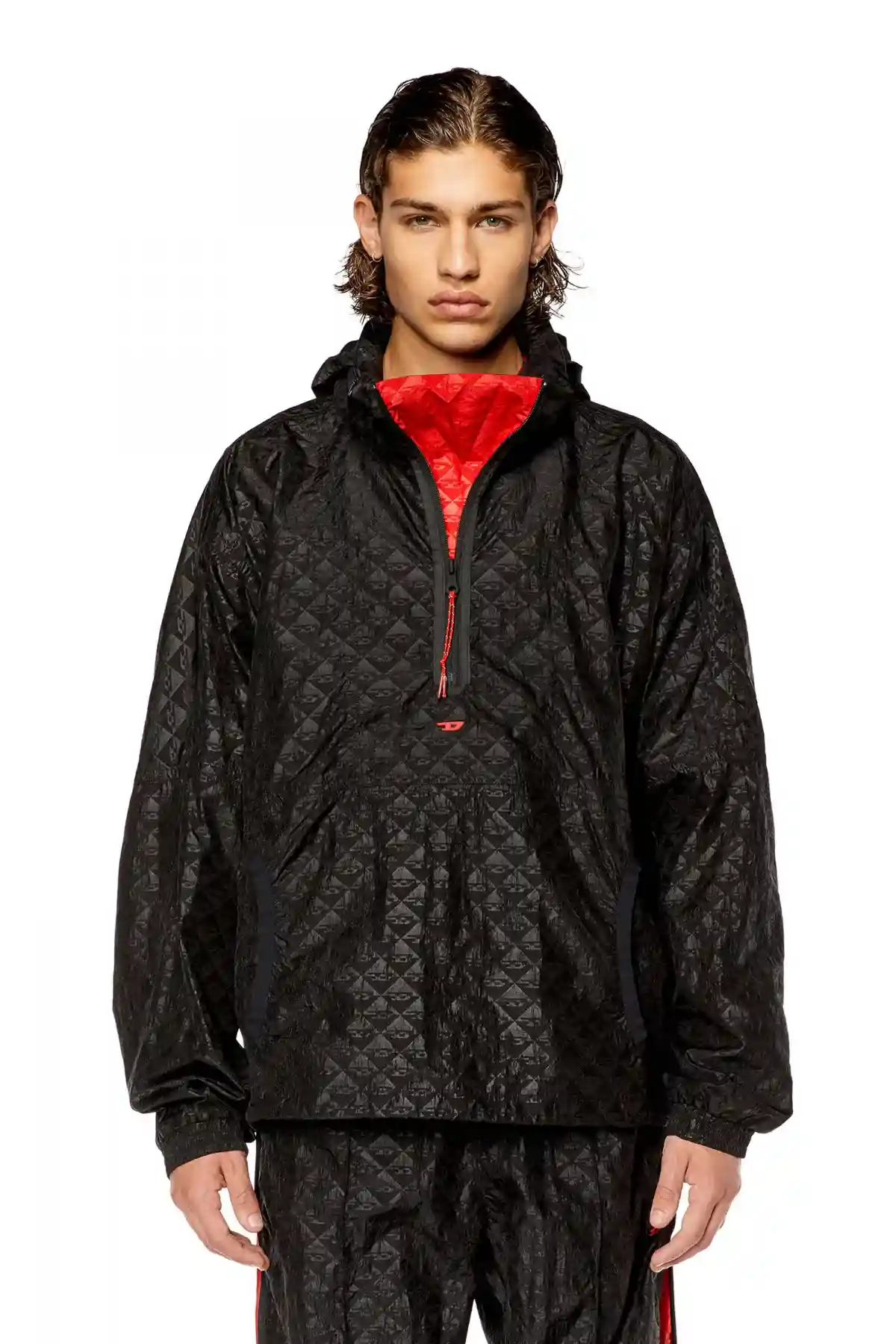 Multi Anorak jacket with monogram print