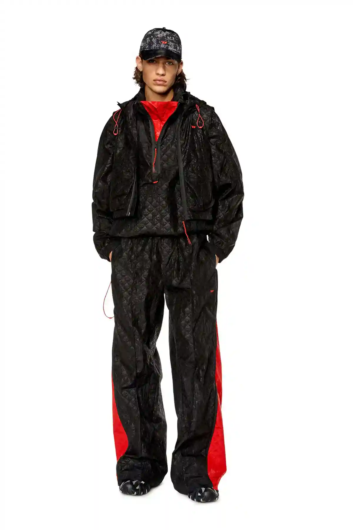 Multi Anorak jacket with monogram print
