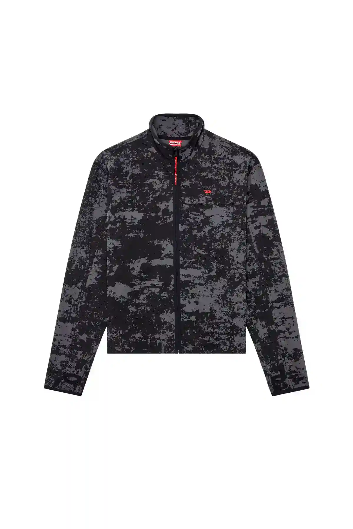 Multi Woven track jacket with cloudy print