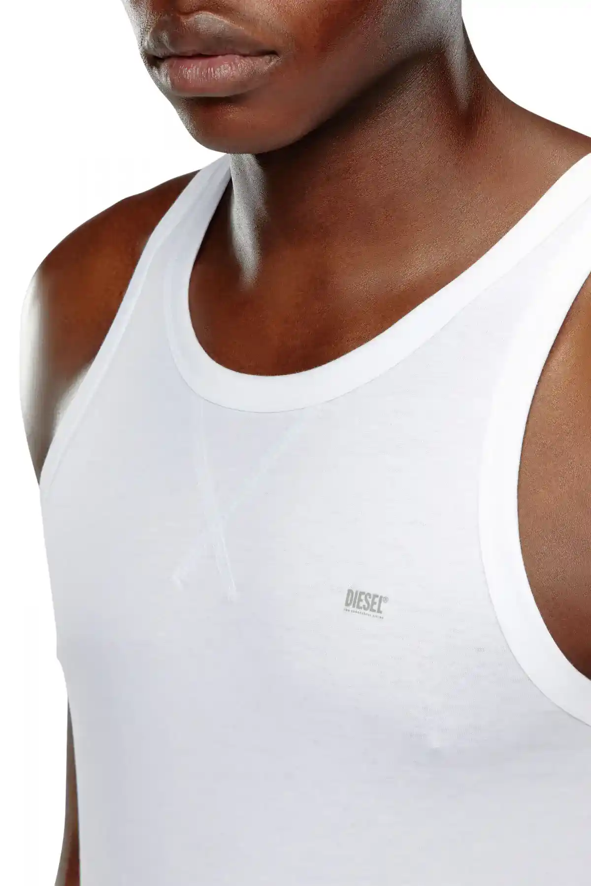 White Two-pack of cotton tank tops