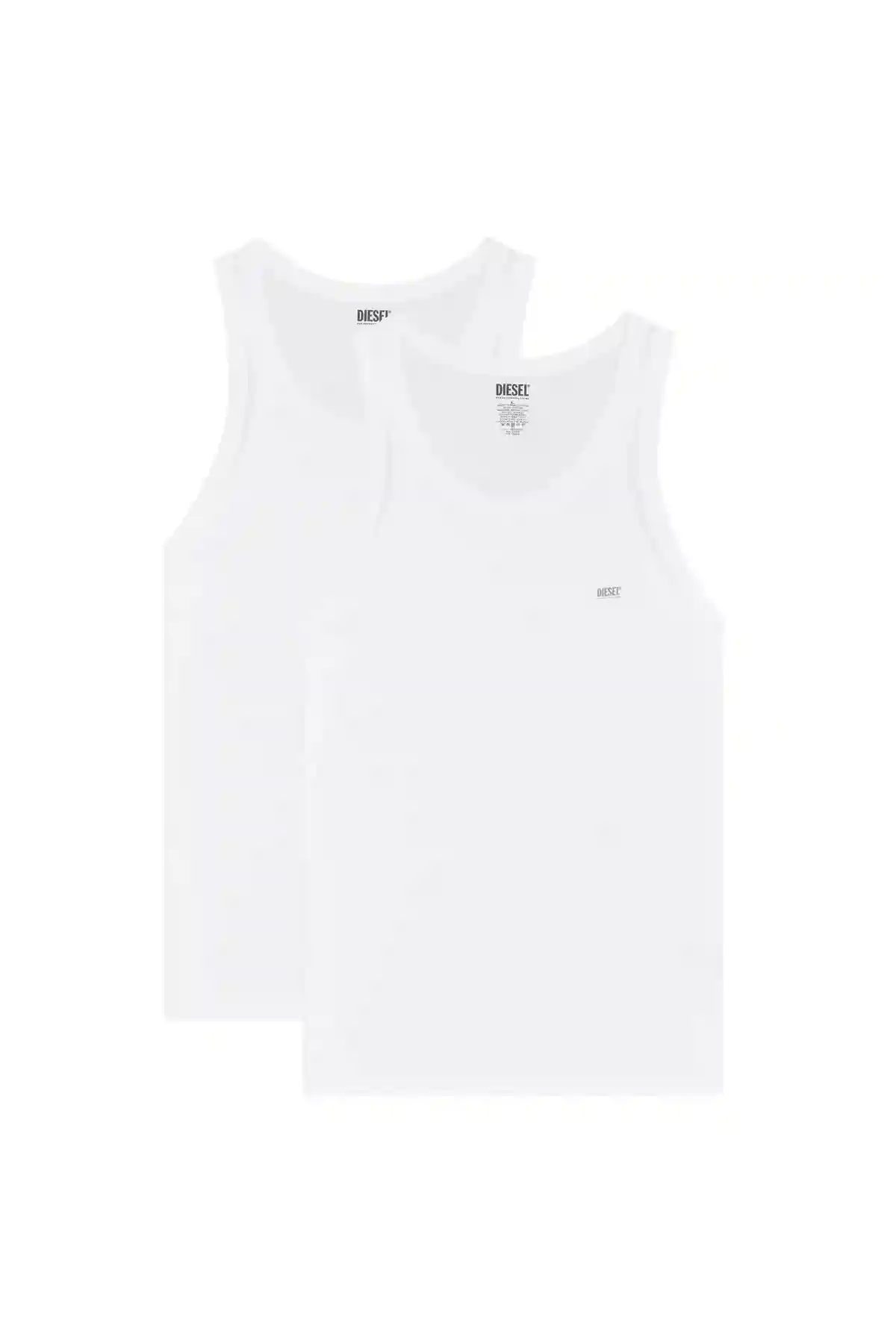 White Two-pack of cotton tank tops