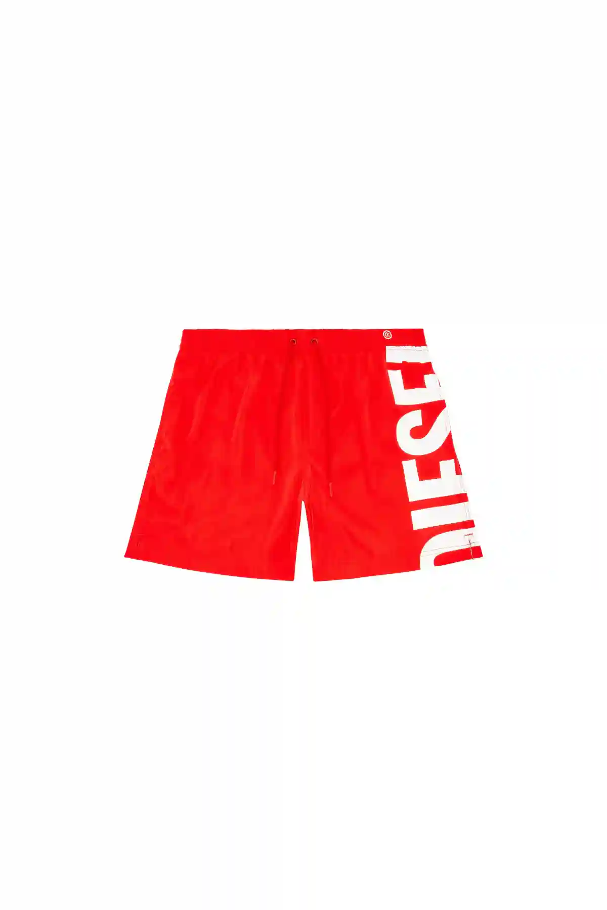 Red Board shorts with side logo print