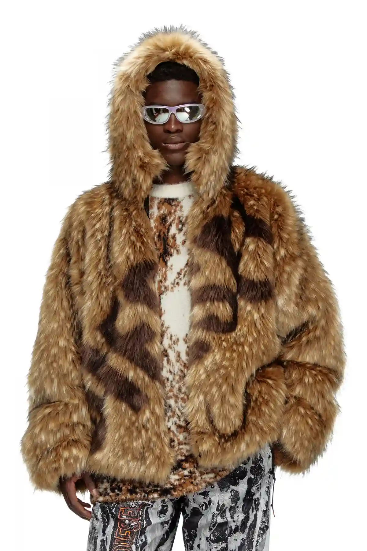 Brown W-Mag Winter Jackets