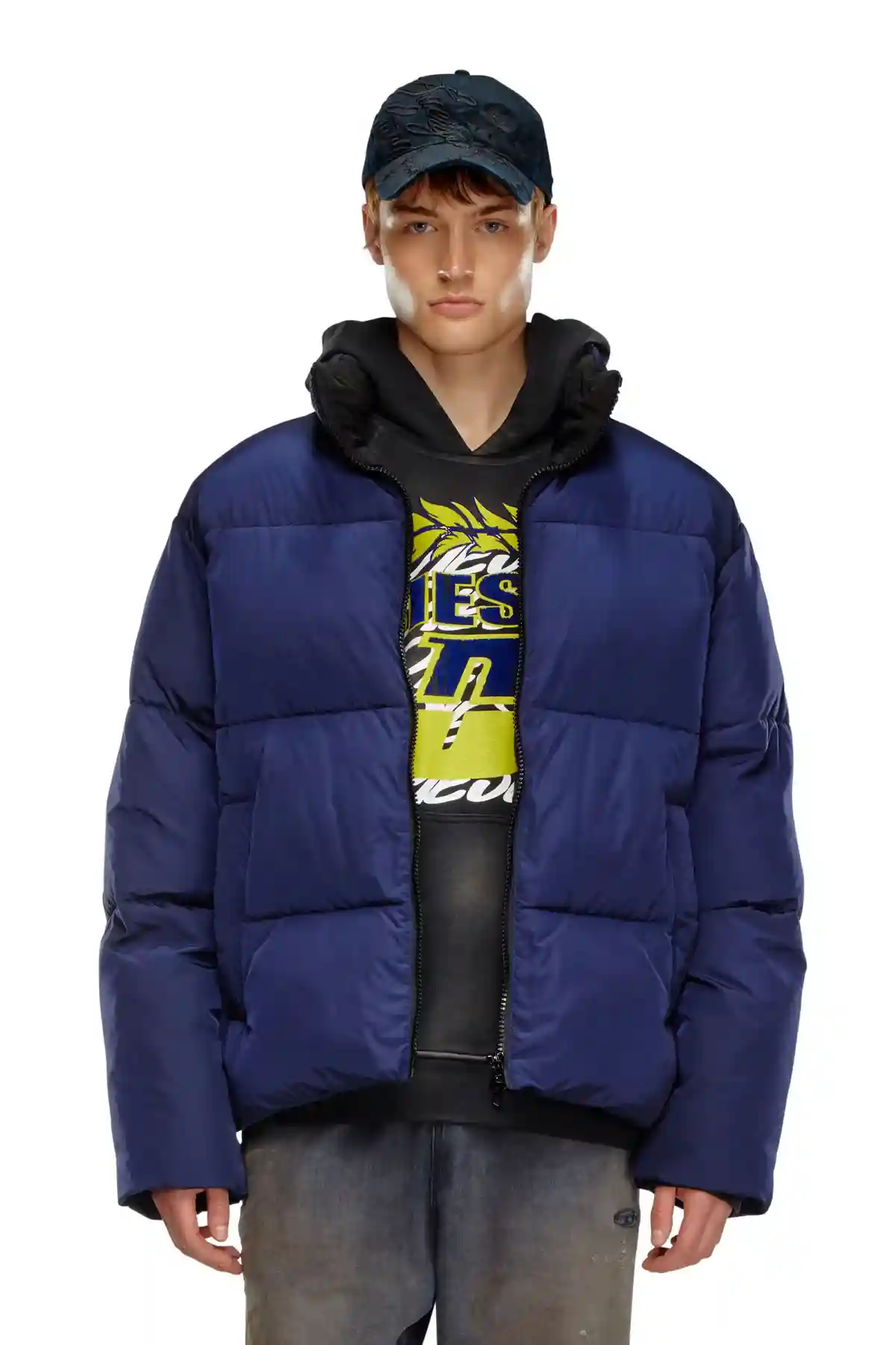 Blue W-Raveel Winter Jackets