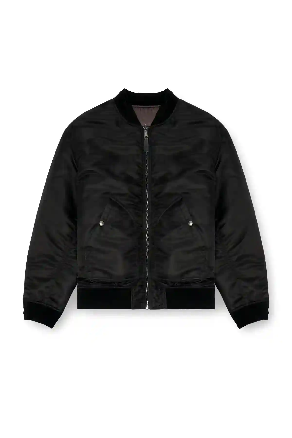 Black Bomber in padded nylon with Oval D