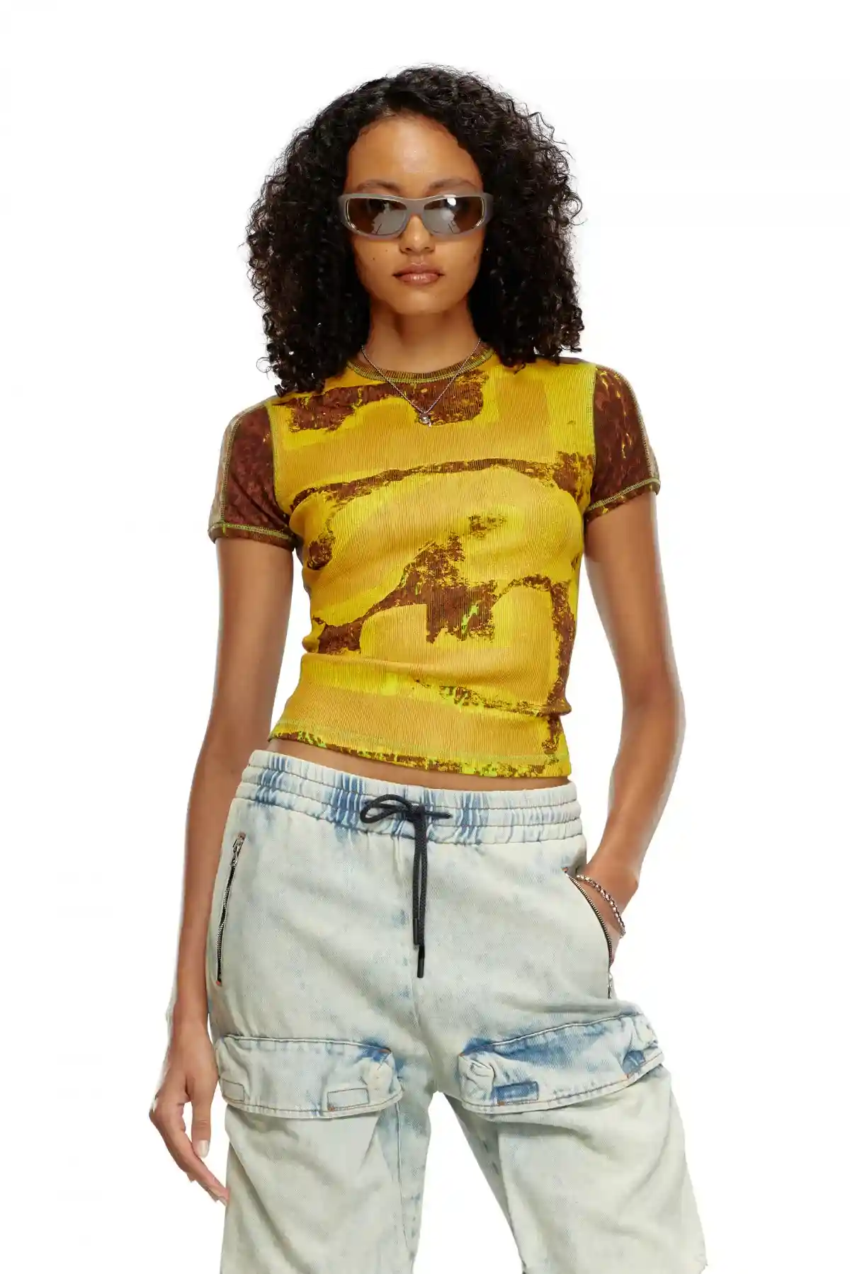Yellow T-Ele-Long-P5 T-Shirt
