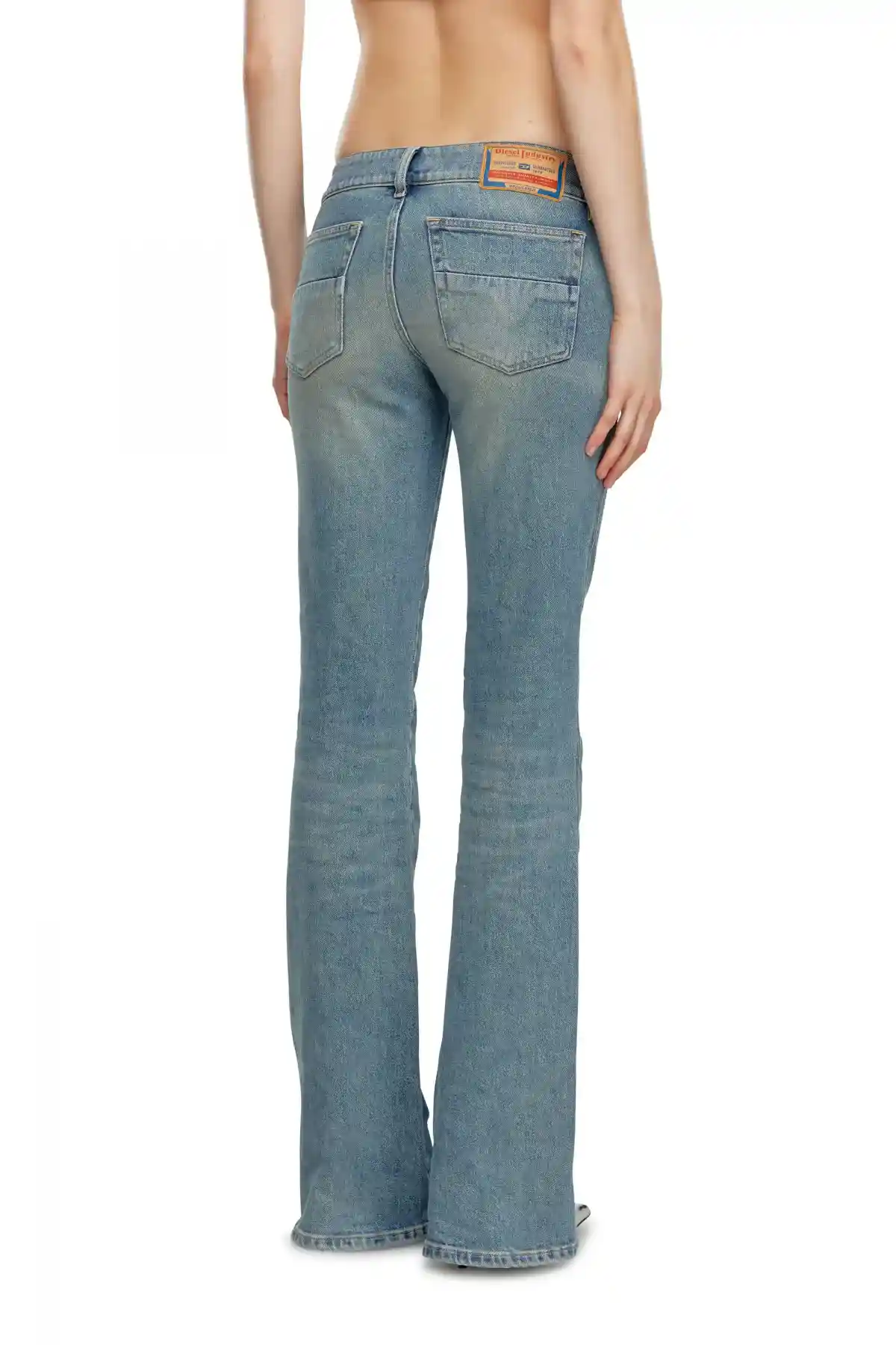 Blue Bootcut Jeans-D-Hush