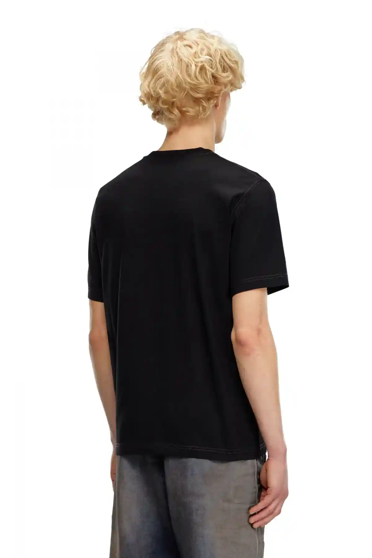 Black T-shirt with Diesel tattoo print