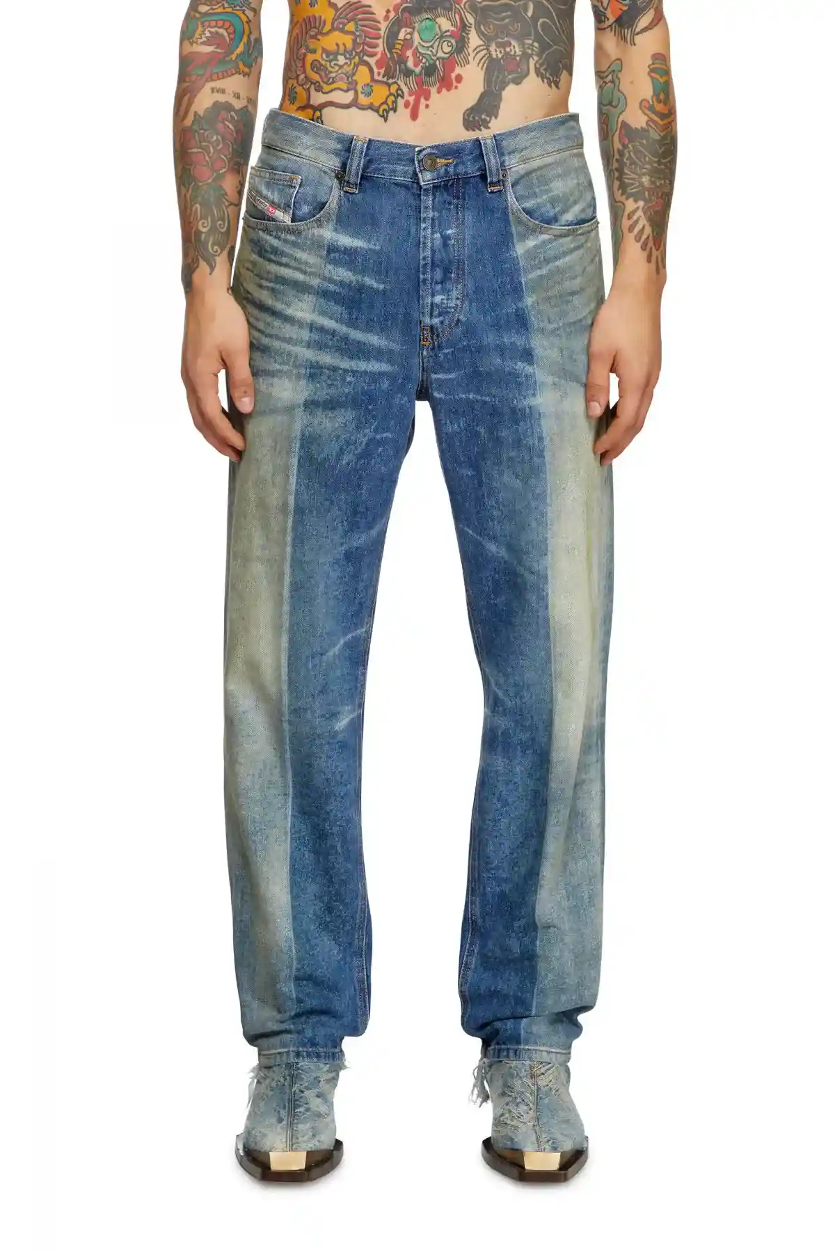 Blue Regular Fit-Jeans 2010 D Macs