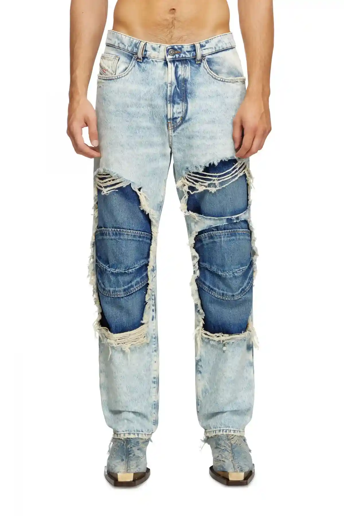 Blue Relaxed-Jeans D Fire Jeans