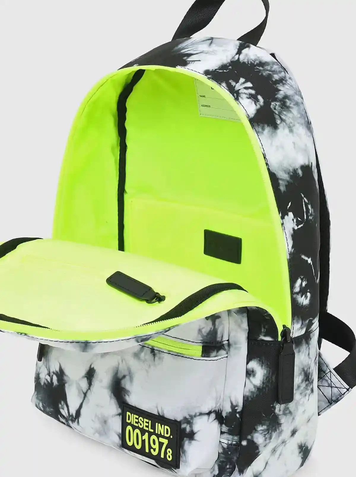 Multicolor Backpack with tie-dye effect